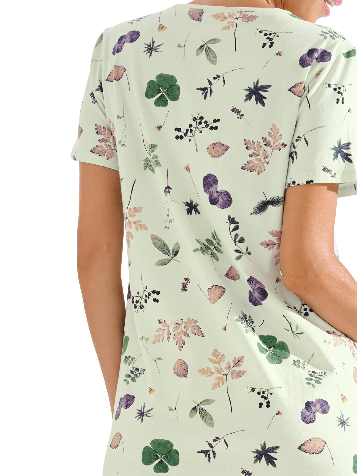 Chemise de nuit manches courtes POMPEYA Lisca