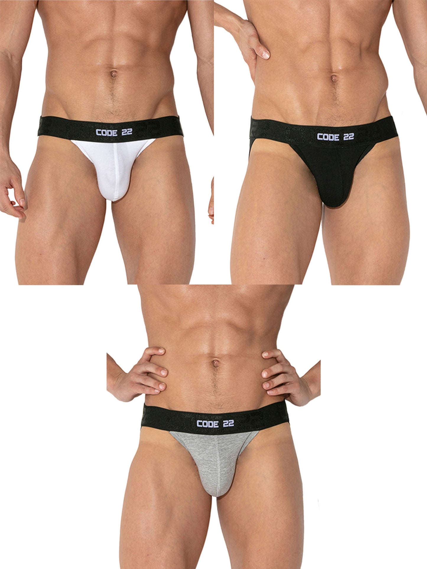 Pack x3 jockstraps Basic Code22