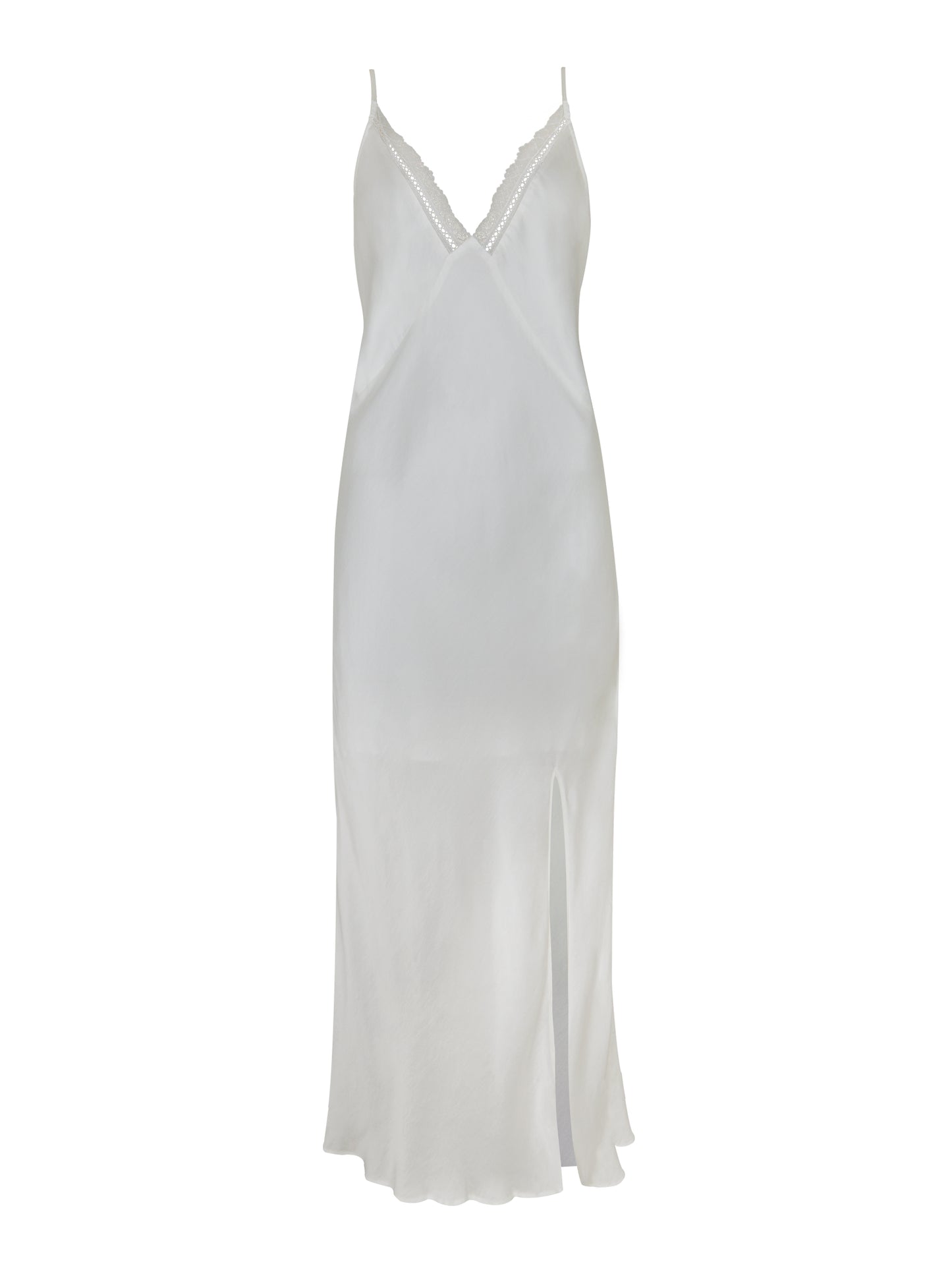 Nuisette longue satinée AGATHA MARIAGE Selmark