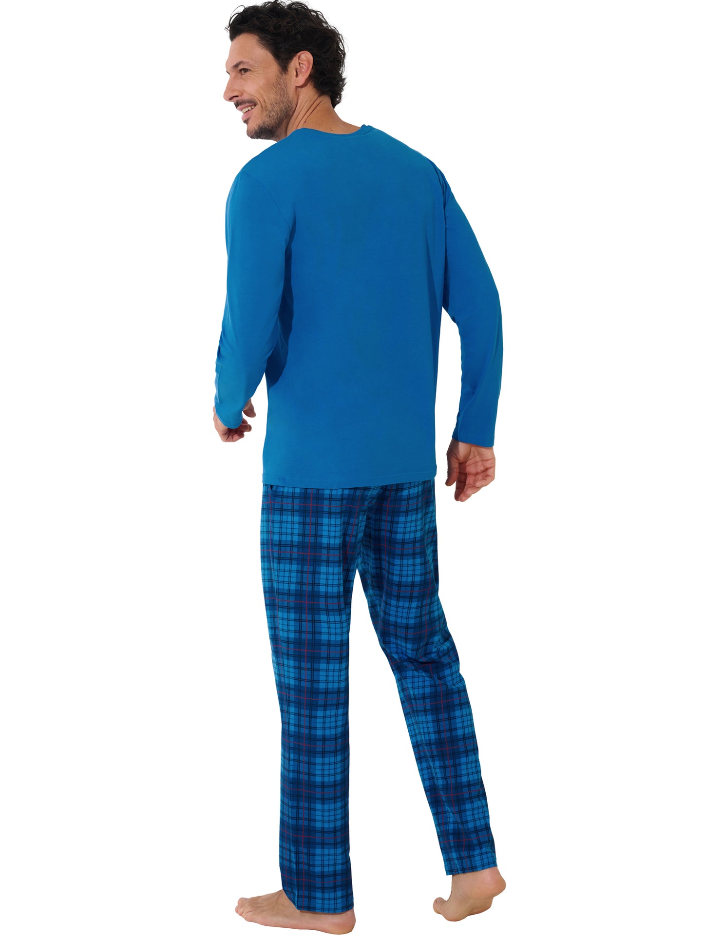 Pyjama pantalon top manches longues Triton Lisca Men