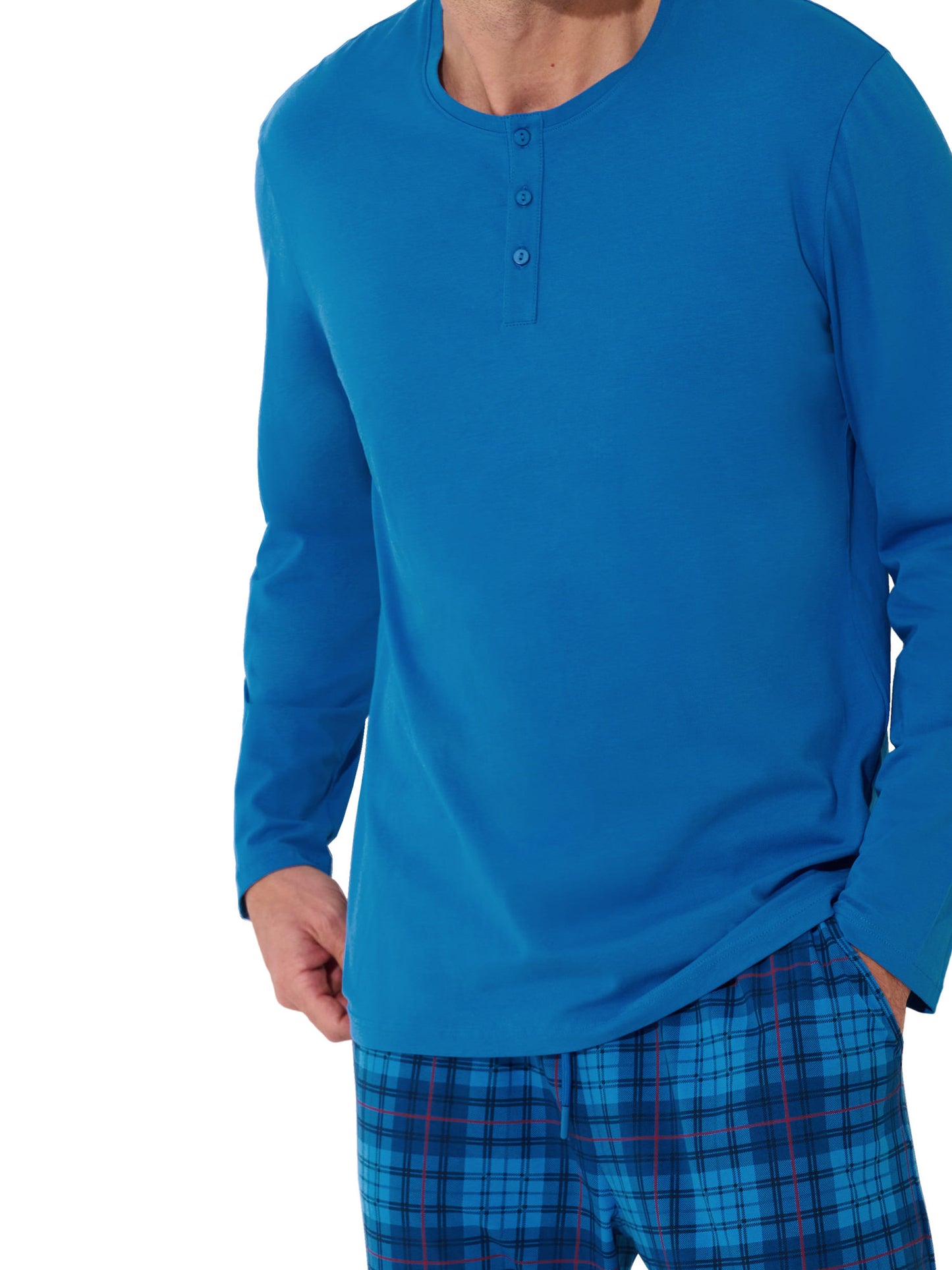 Pyjama pantalon top manches longues Triton Lisca Men