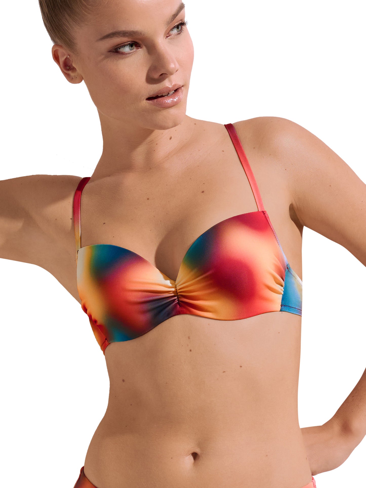 Haut maillot de bain préformé multipositions Olympia Lisca