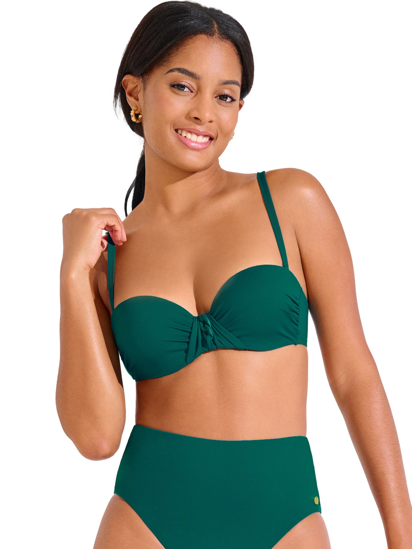 Haut maillot de bain bandeau balconnet préformé PALMA Lisca