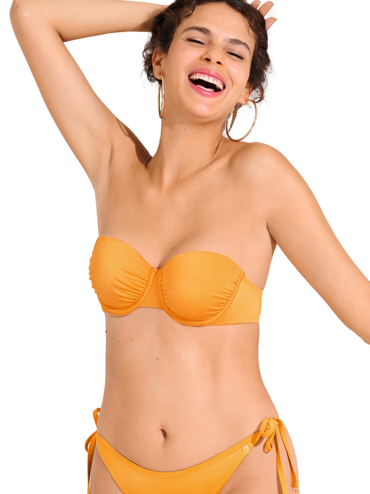 Haut maillot de bain bandeau armaturé KARPATHOS Lisca Cheek