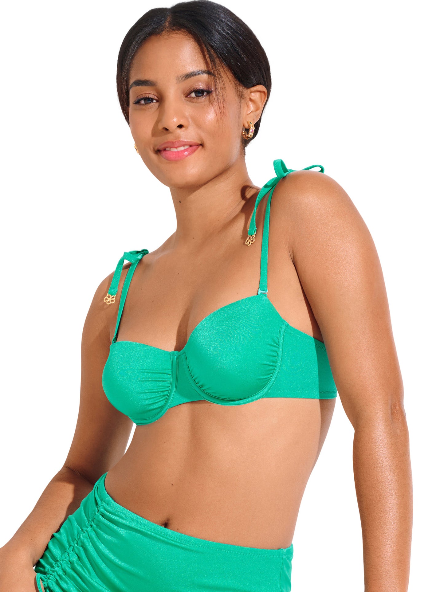 Haut maillot de bain bandeau armaturé KARPATHOS Lisca Cheek