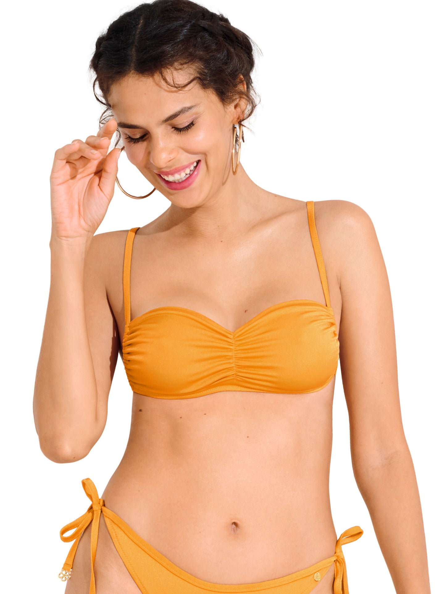 Haut maillot de bain bandeau sans armatures KARPATHOS Lisca Cheek