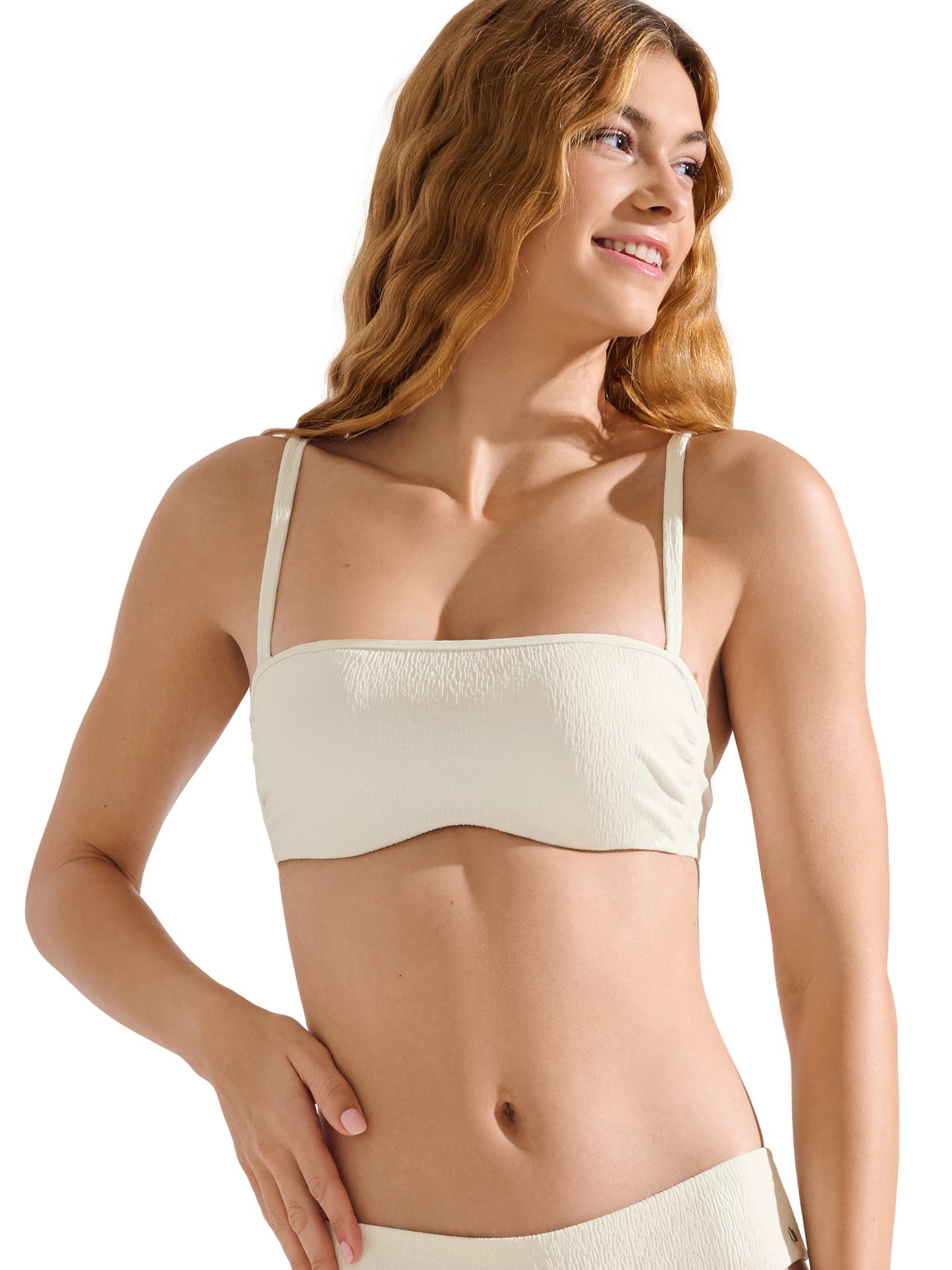 Haut maillot de bain bandeau balconnet préformé MALAGA Lisca