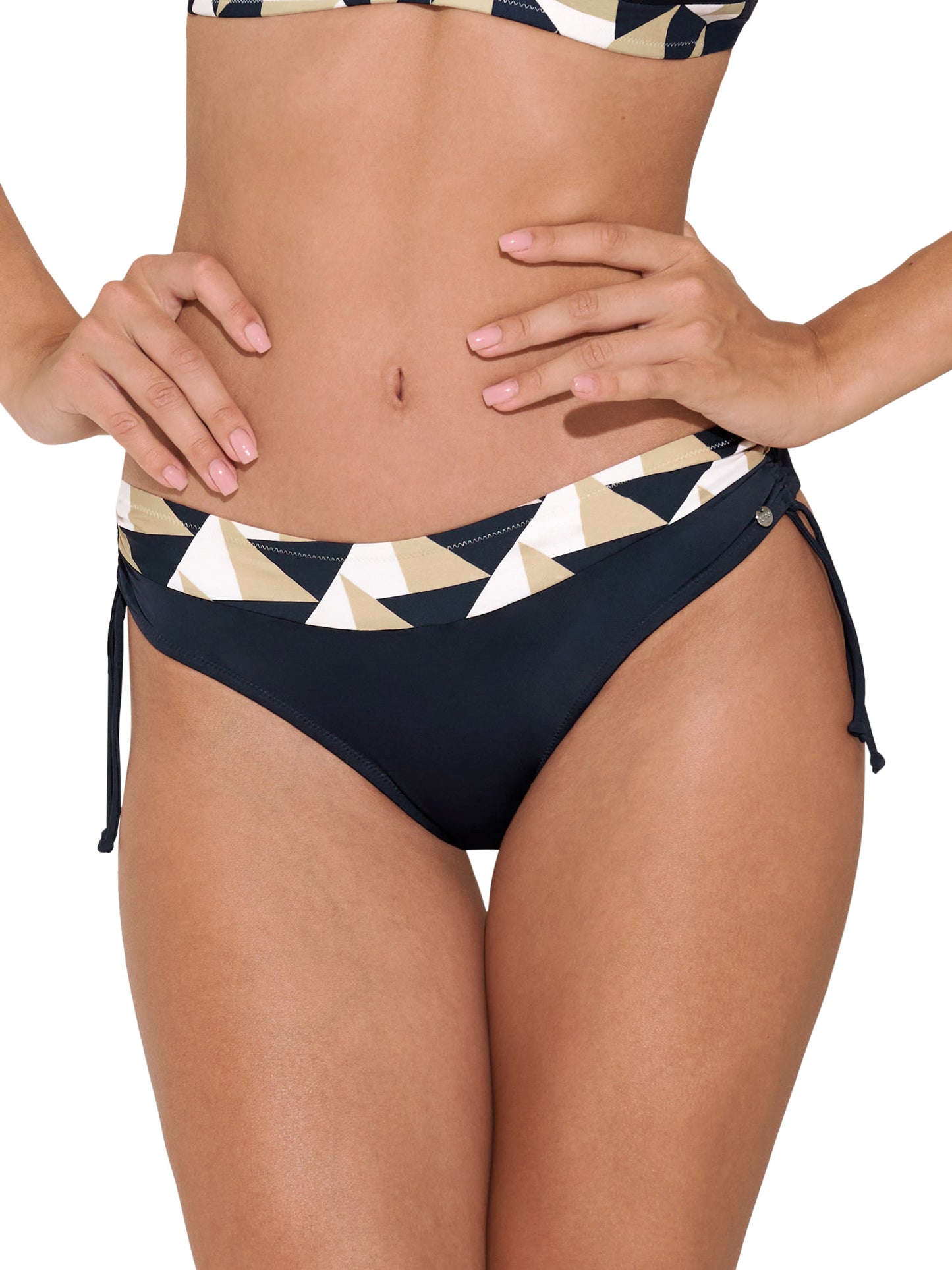 Bas maillot slip de bain taille haute côtés réglables Toulouse Lisca