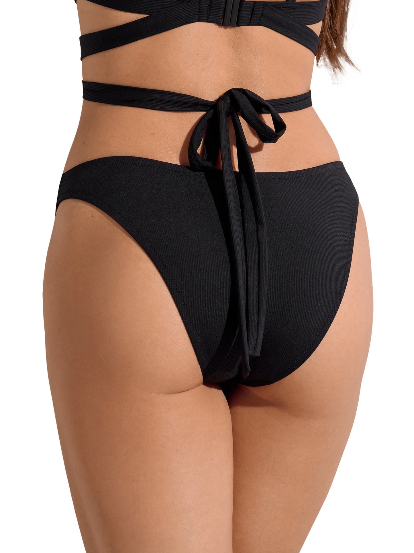 Bas maillot slip de bain échancré taille basse Normandie Lisca