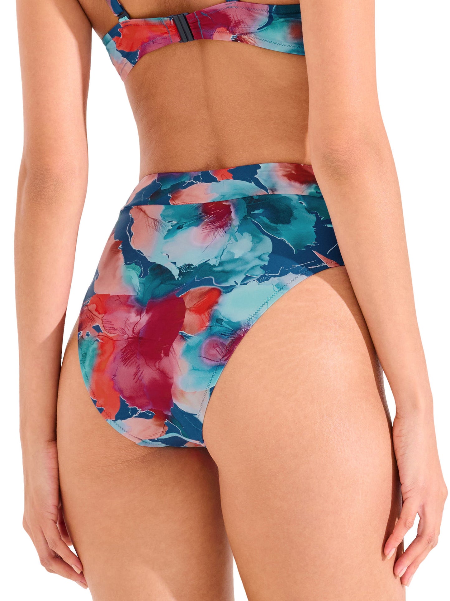 Bas maillot slip de bain échancré taille haute ROMA Lisca