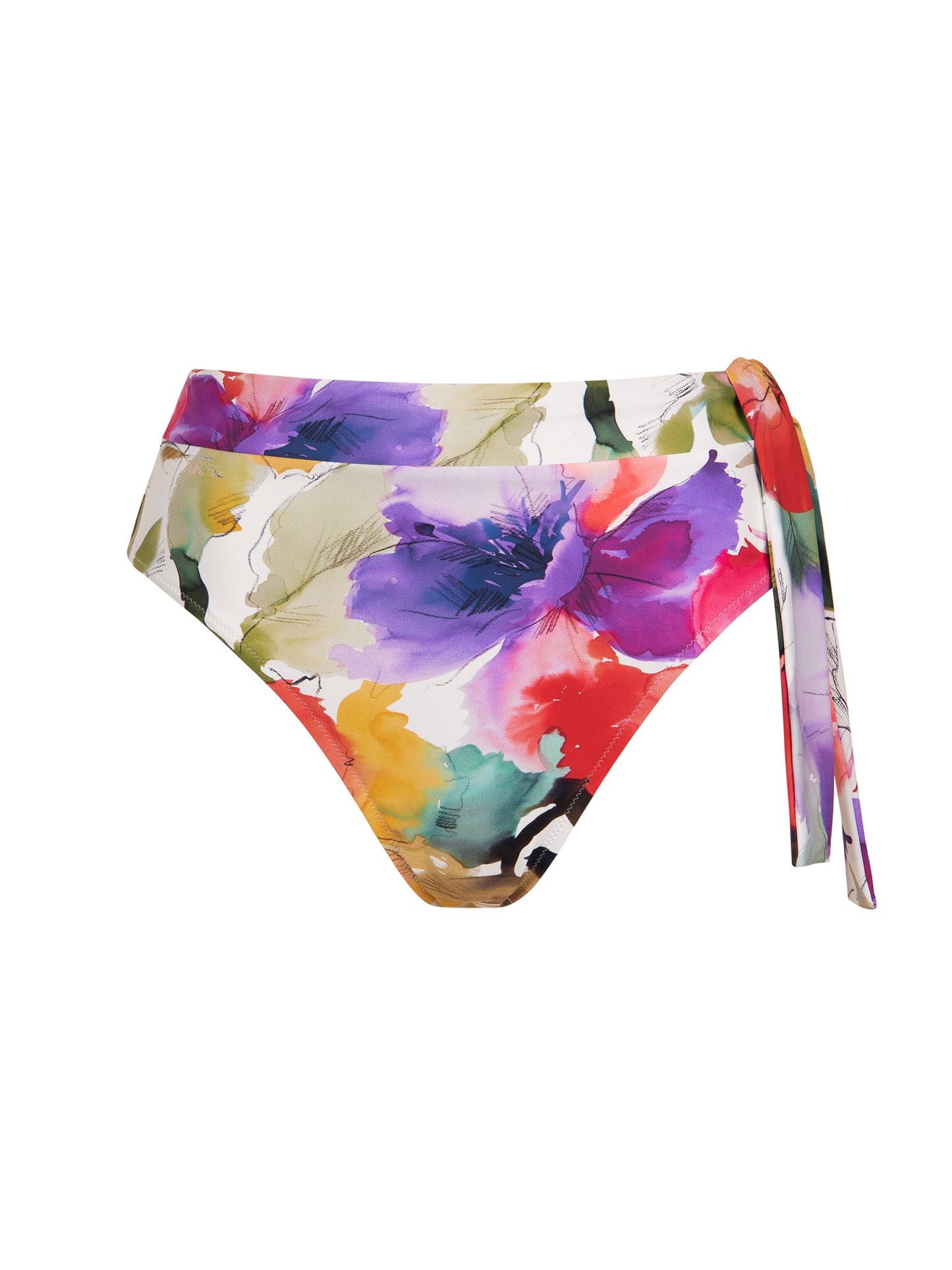 Bas maillot slip de bain échancré taille haute ROMA Lisca