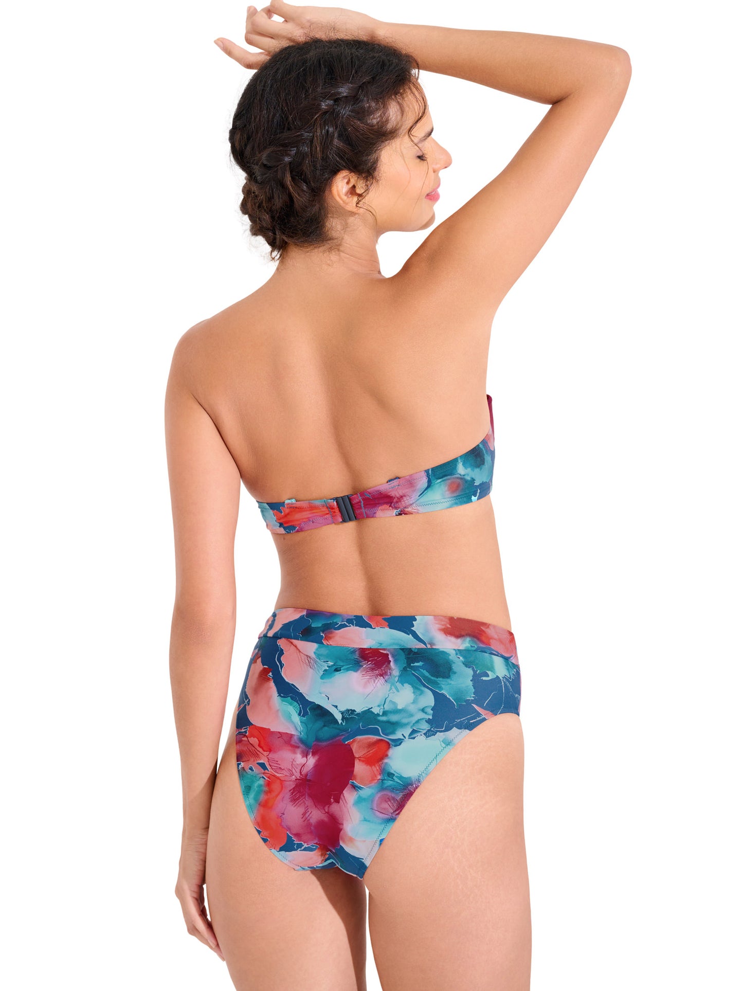 Bas maillot slip de bain échancré taille haute ROMA Lisca