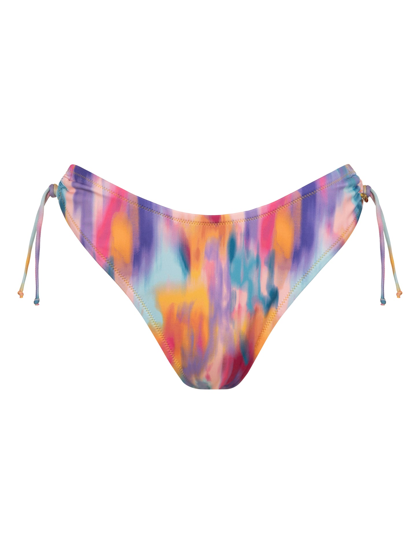 Bas maillot brésilien de bain échancré à nouettes JERSEY Lisca Cheek