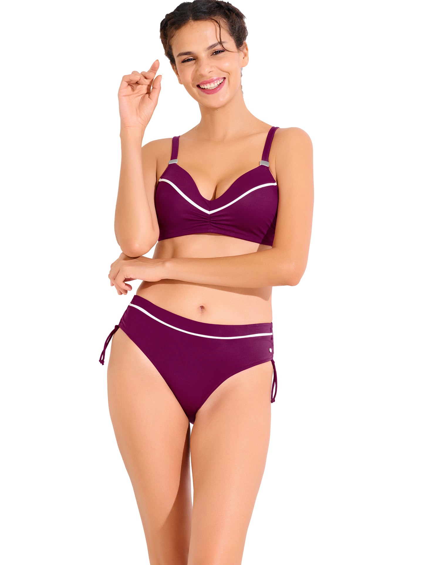 Bas maillot slip de bain côtés réglables UVITA Lisca