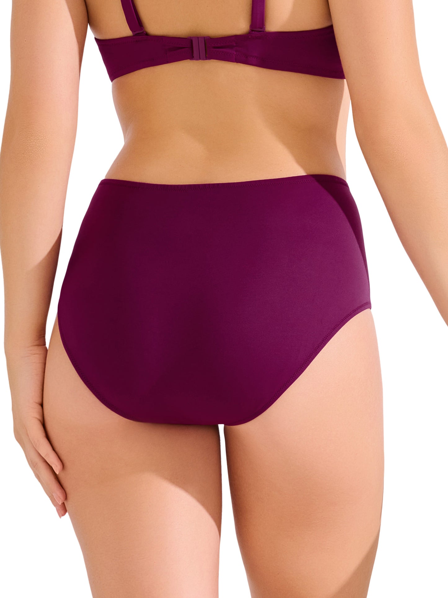 Bas maillot slip de bain taille haute amincissant UVITA Lisca