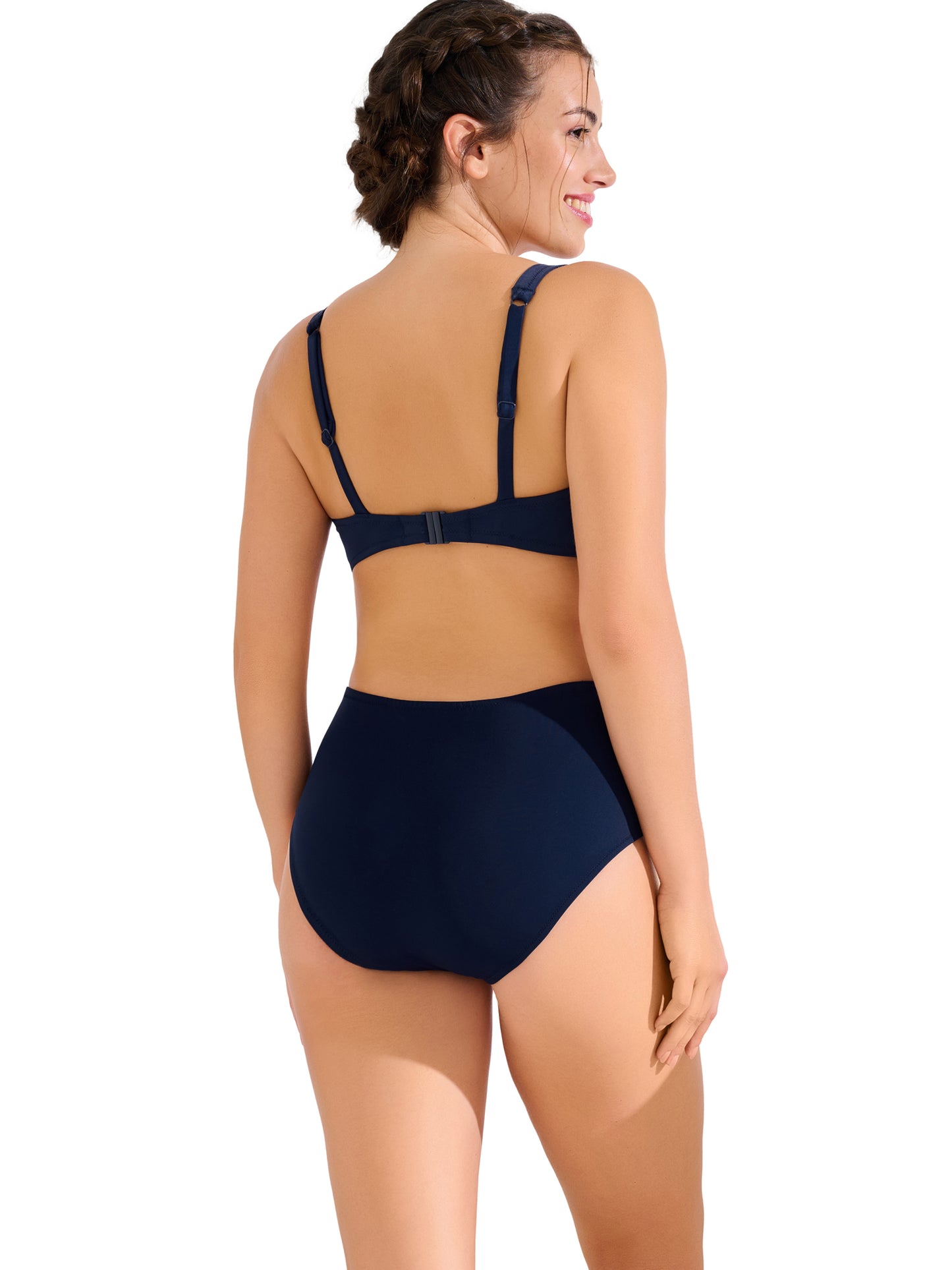 Bas maillot slip de bain taille haute amincissant UVITA Lisca