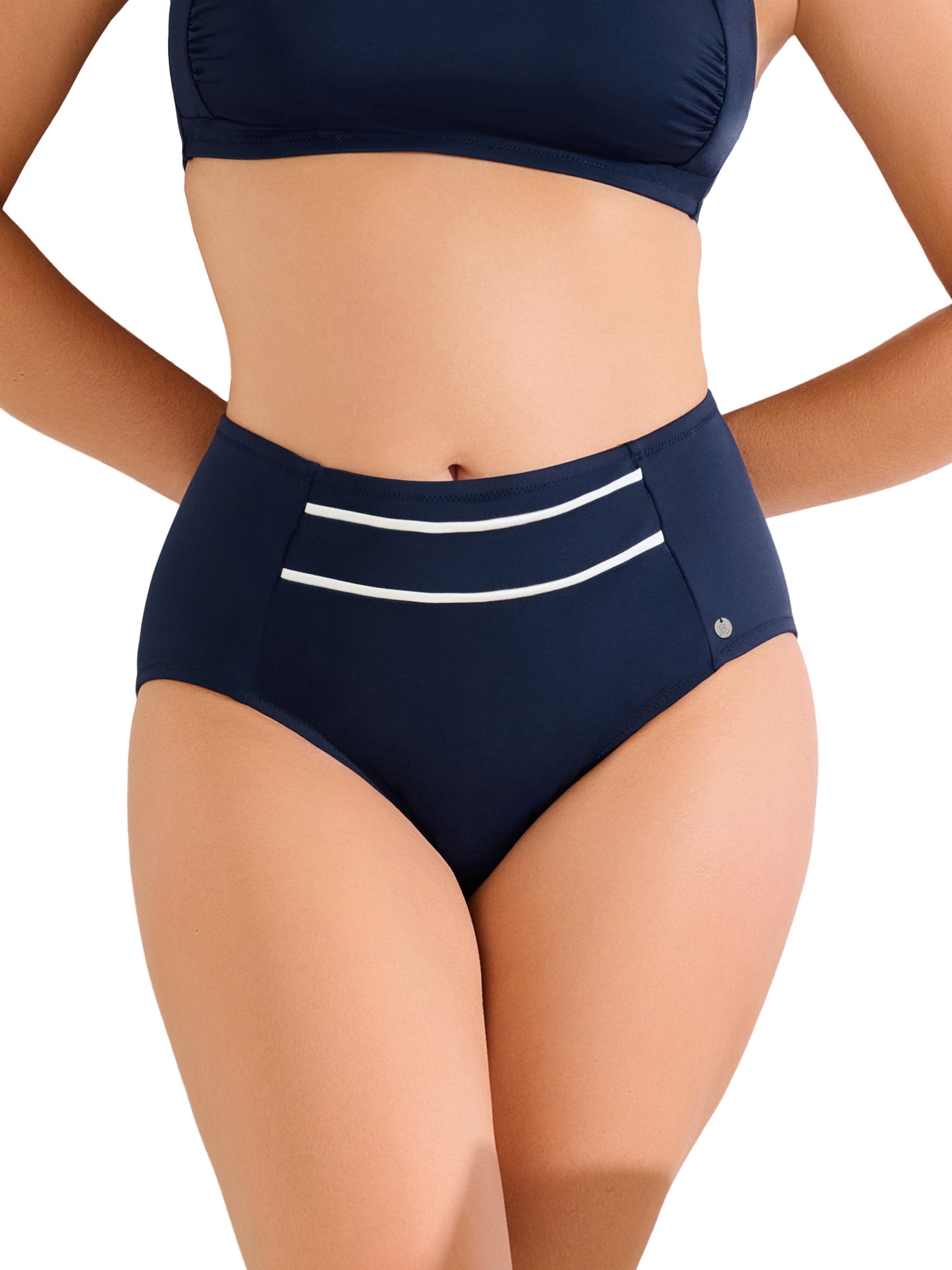 Bas maillot slip de bain taille haute amincissant UVITA Lisca