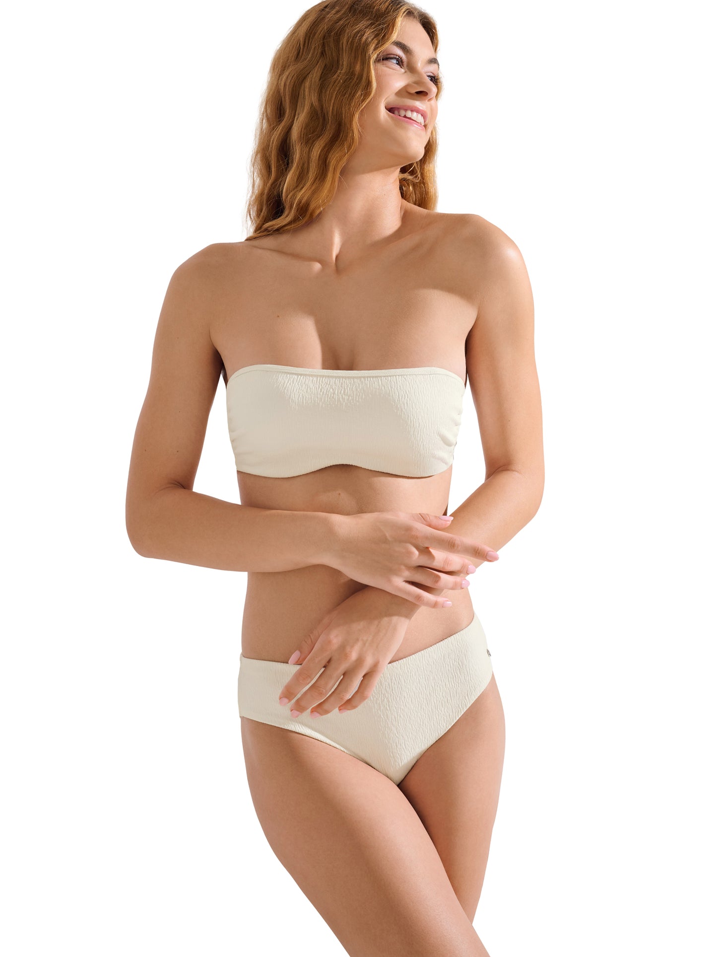 Bas maillot slip de bain taille haute MALAGA Lisca