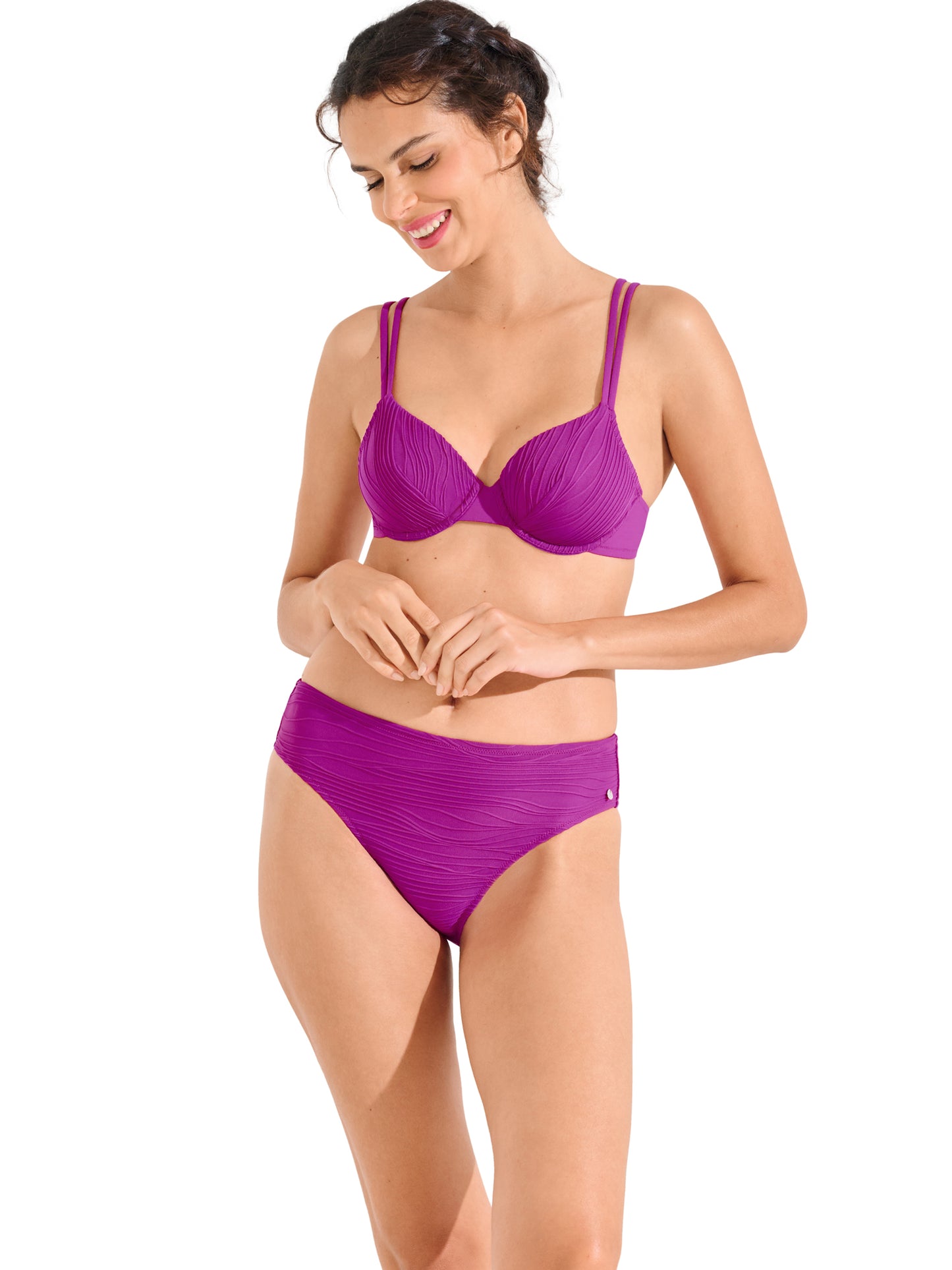 Bas maillot slip de bain taille haute SORRENTO Lisca