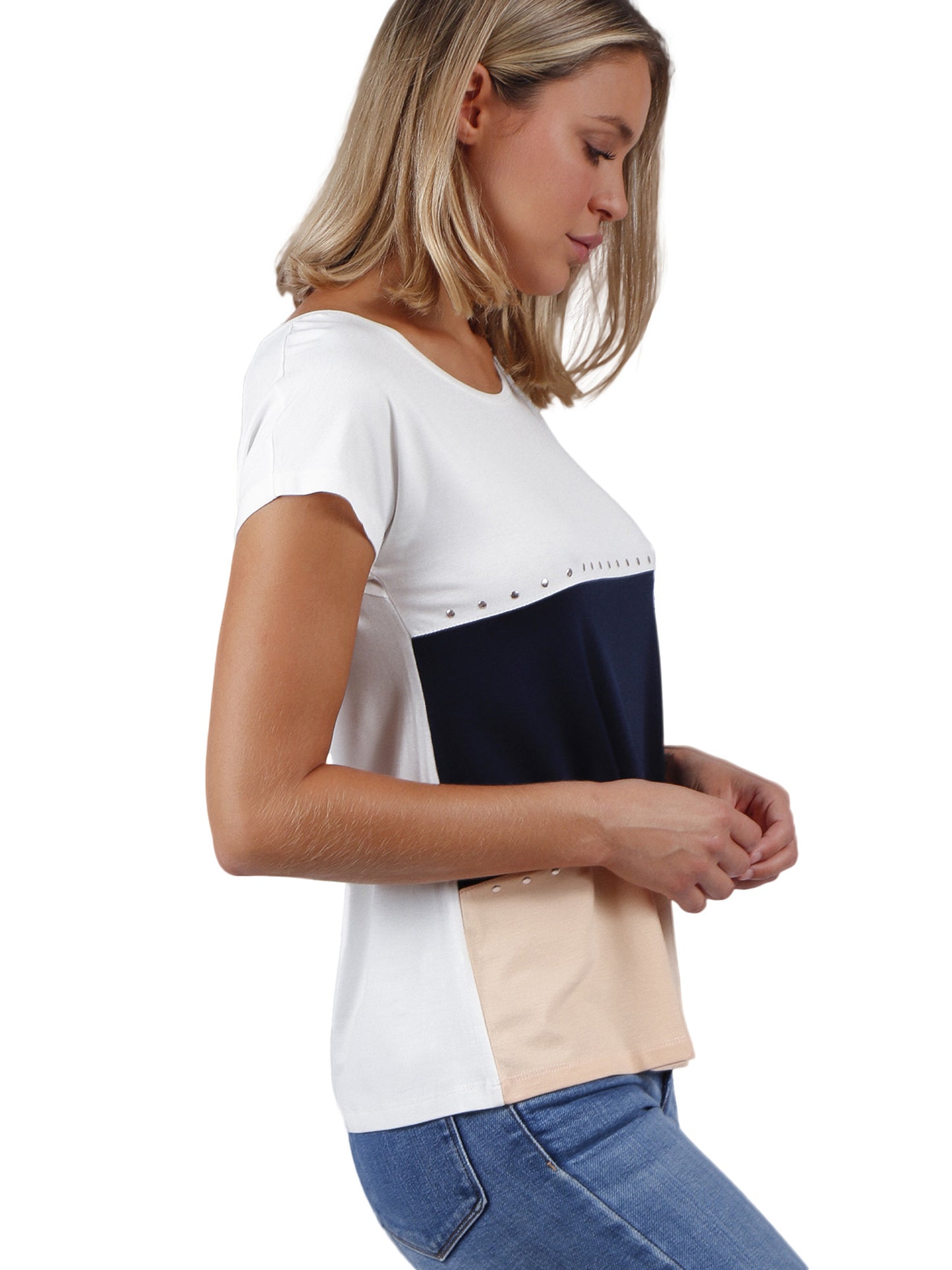 T-shirt manches courtes Tricolor Admas