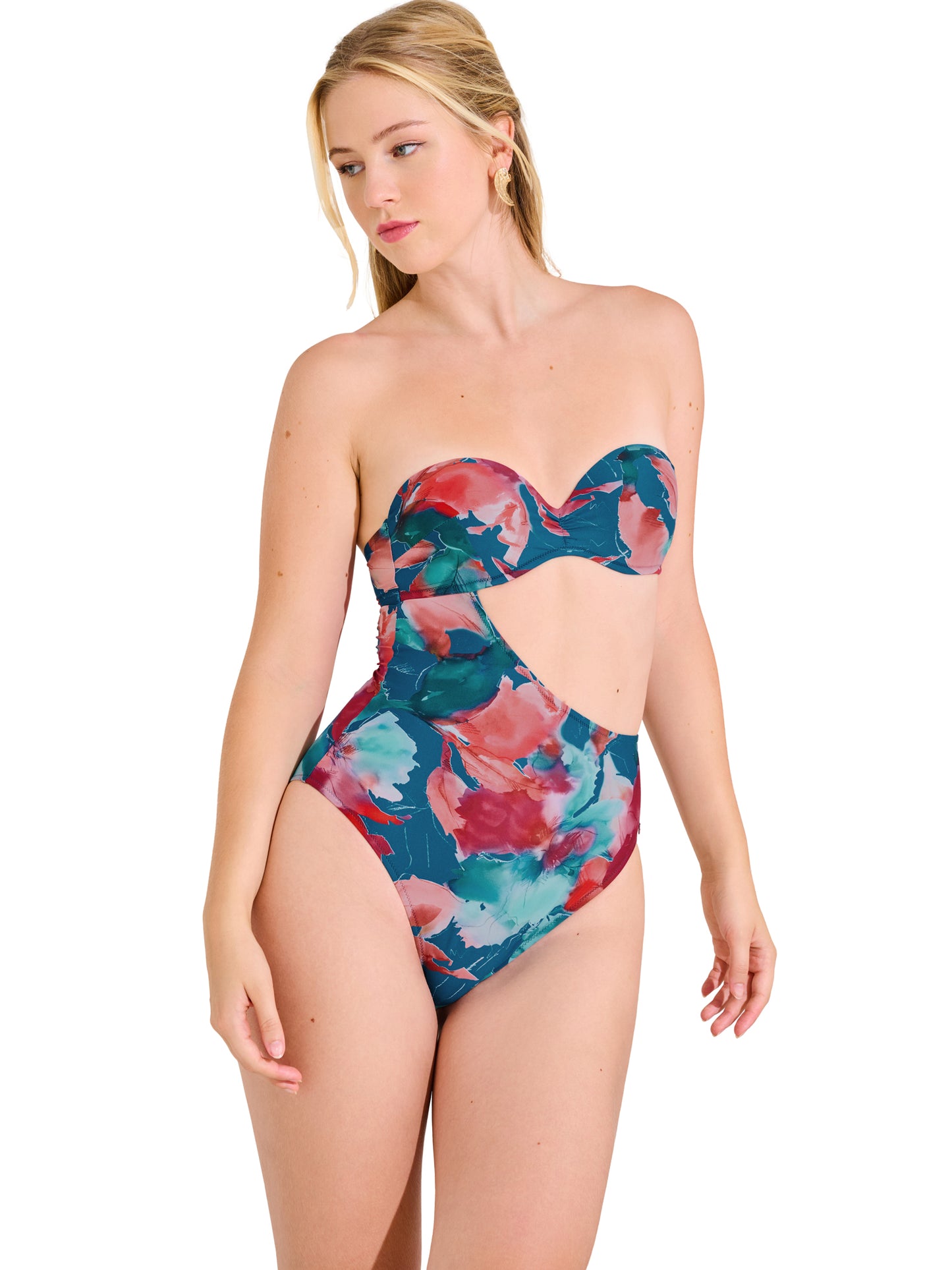 Maillot de bain une pièce préformé asymétrique ROMA Lisca
