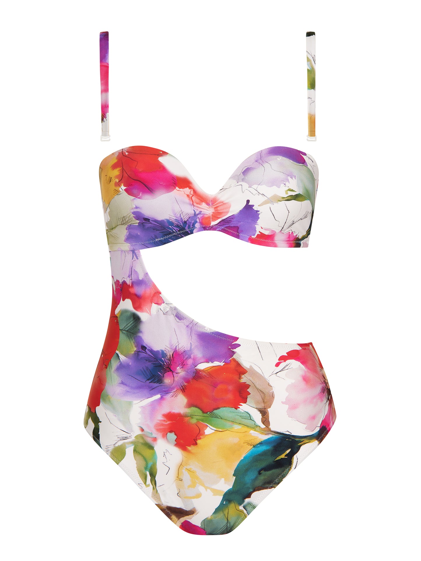 Maillot de bain une pièce préformé asymétrique ROMA Lisca