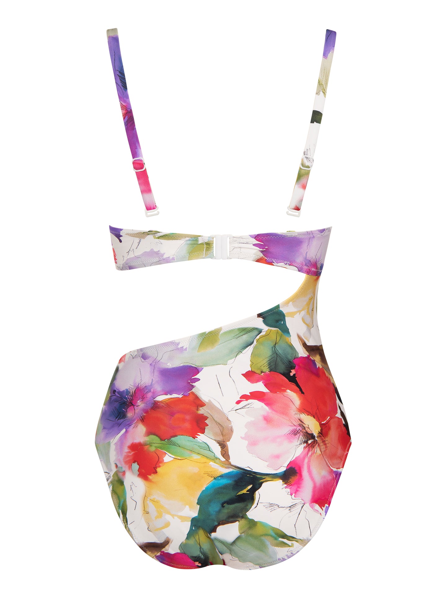 Maillot de bain une pièce préformé asymétrique ROMA Lisca