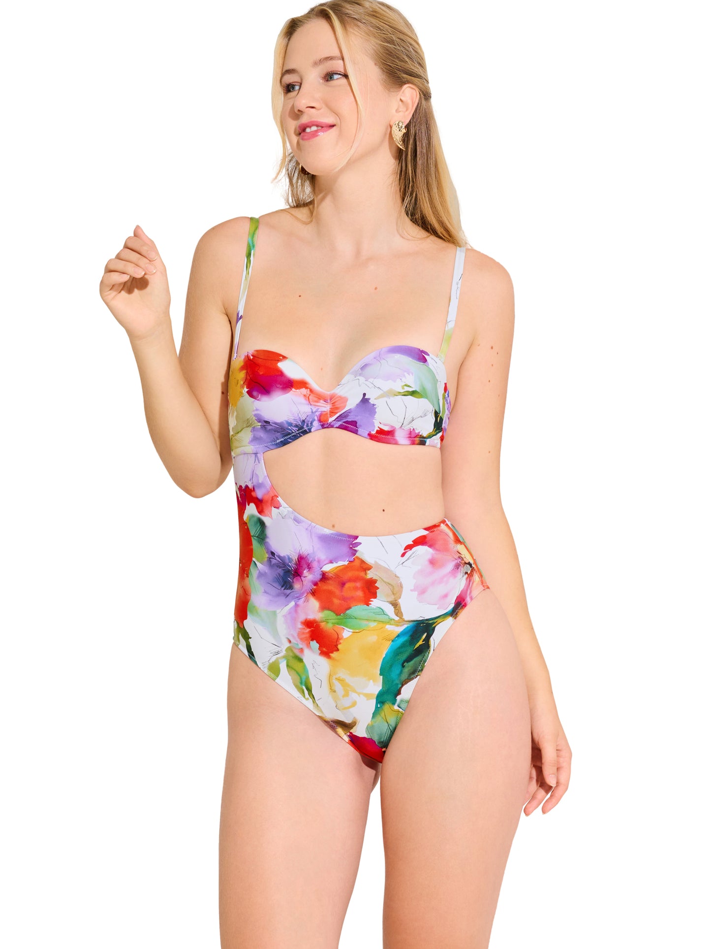 Maillot de bain une pièce préformé asymétrique ROMA Lisca