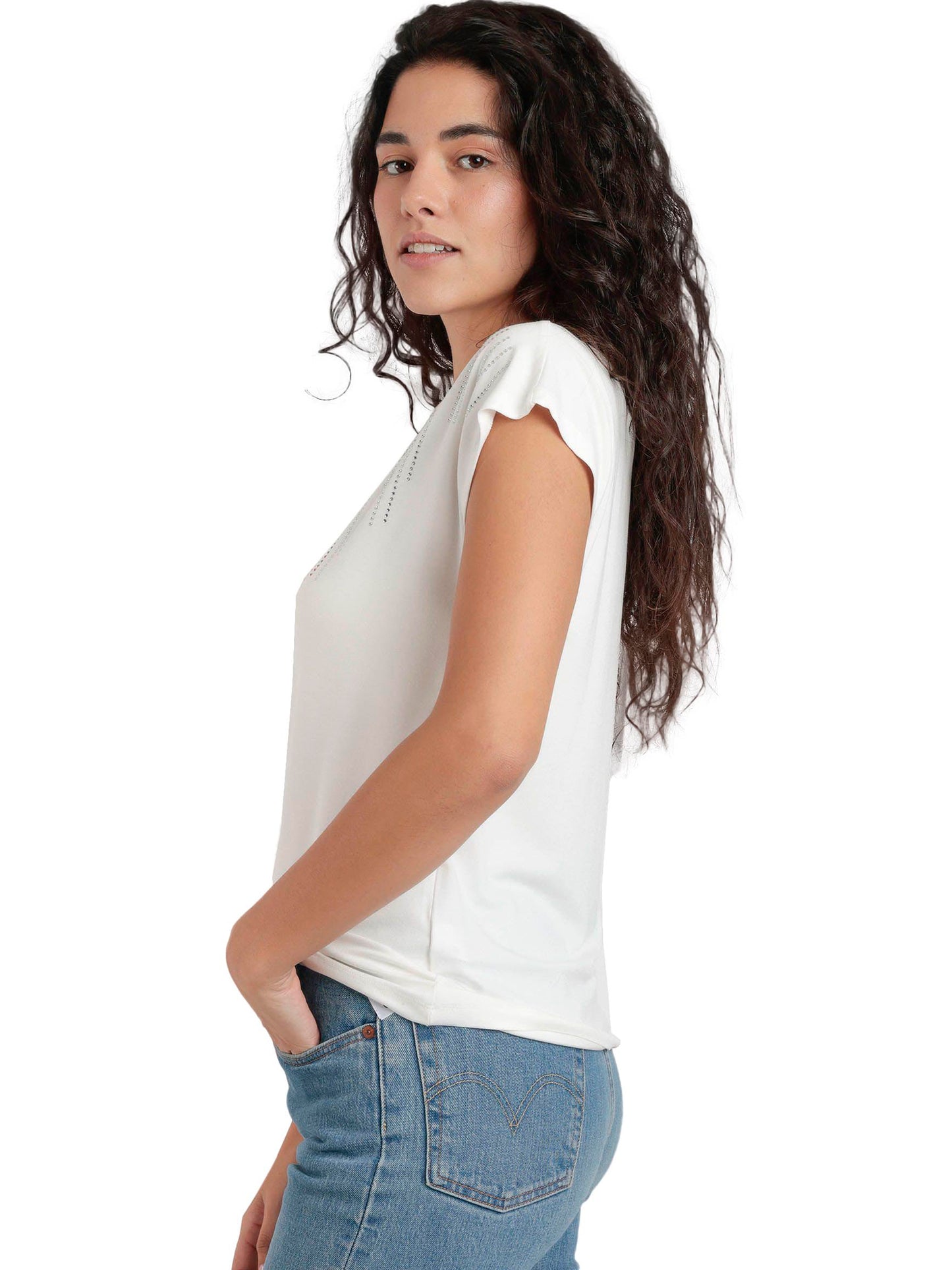 T-shirt manches courtes Front Stones Admas