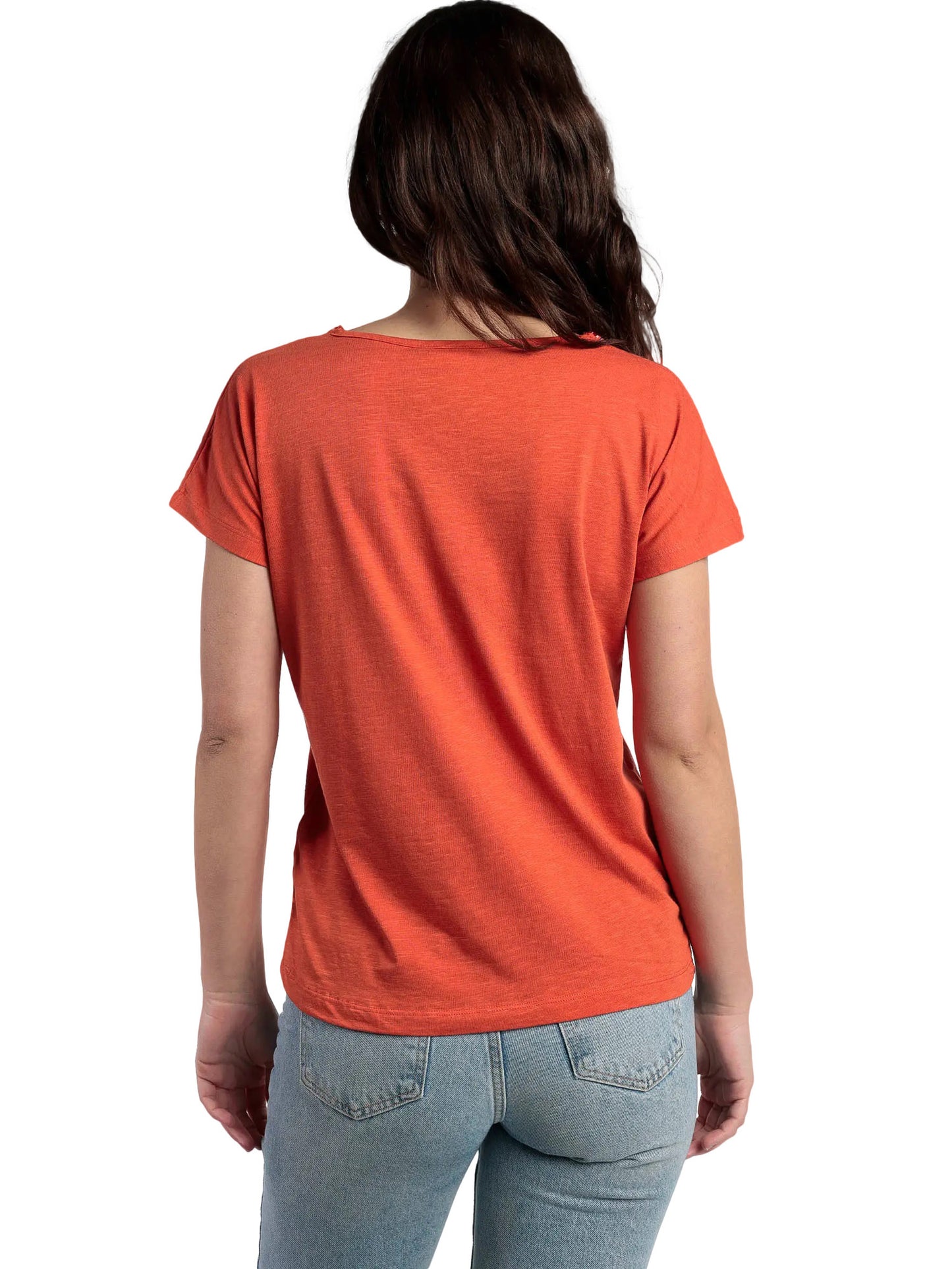 T-shirt manches courtes col V Mexico Admas