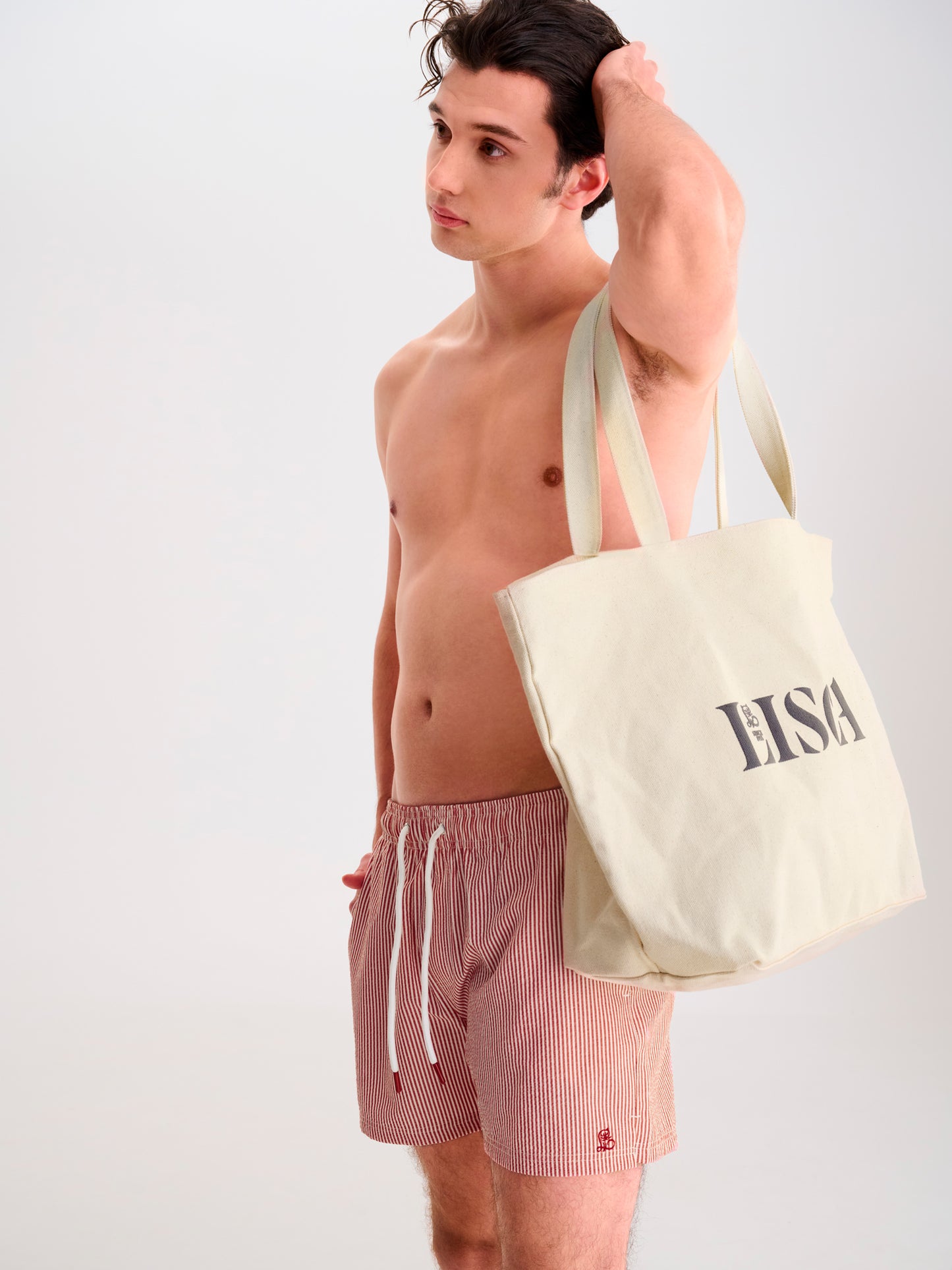 Short de bain à rayures Men Swimwear Lisca
