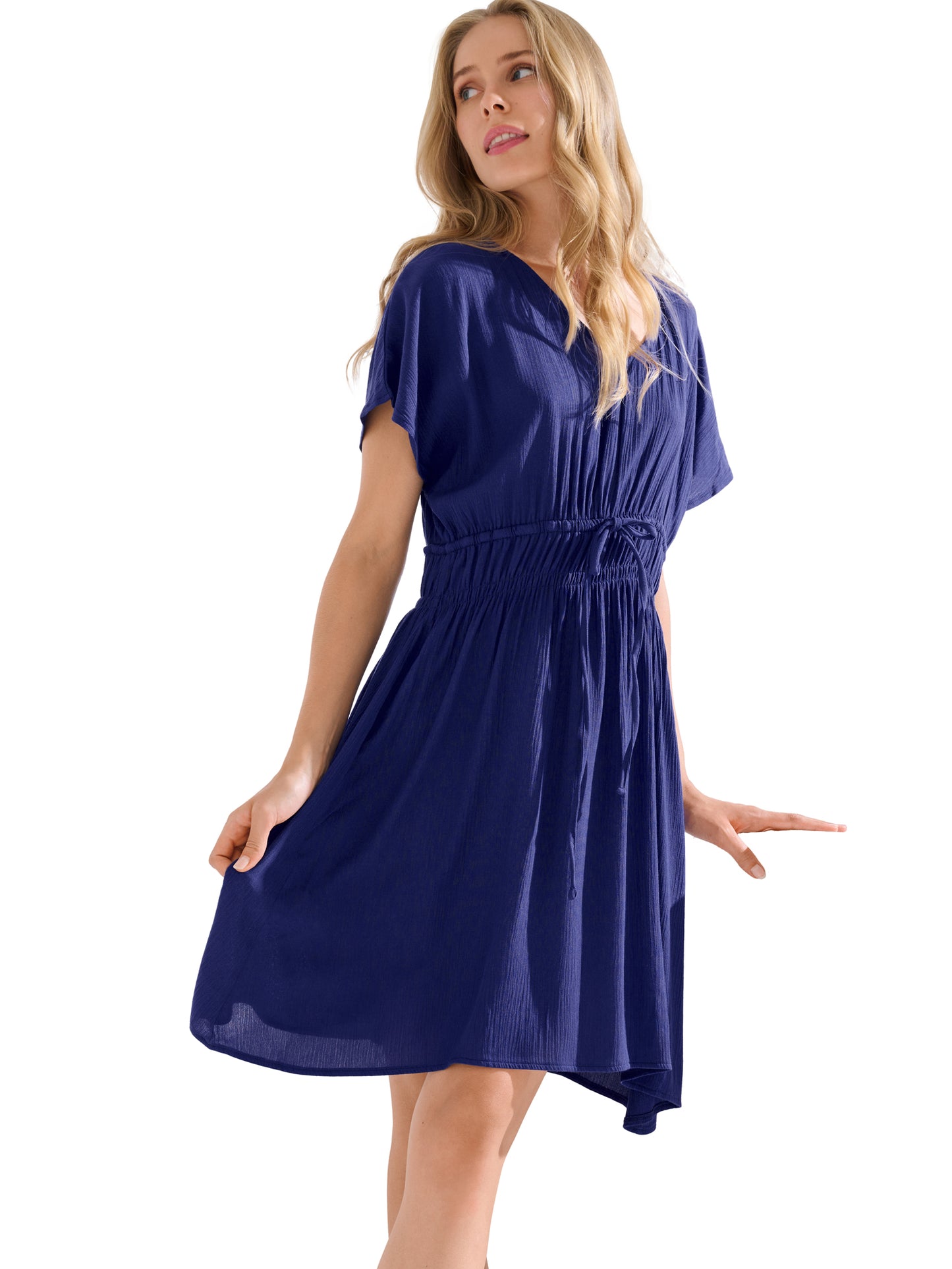 Robe de plage manches courtes KARPATHOS Lisca Cheek