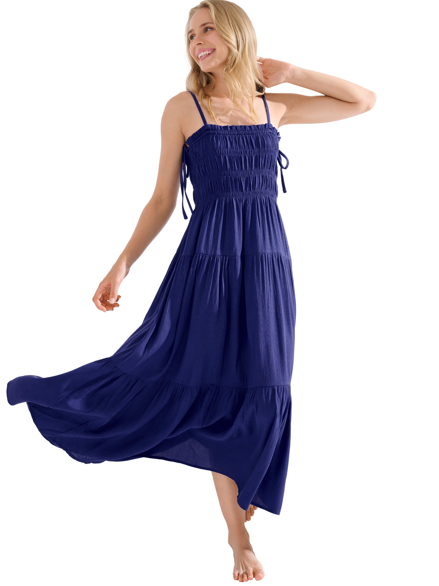 Robe longue estivale KARPATHOS Lisca Cheek