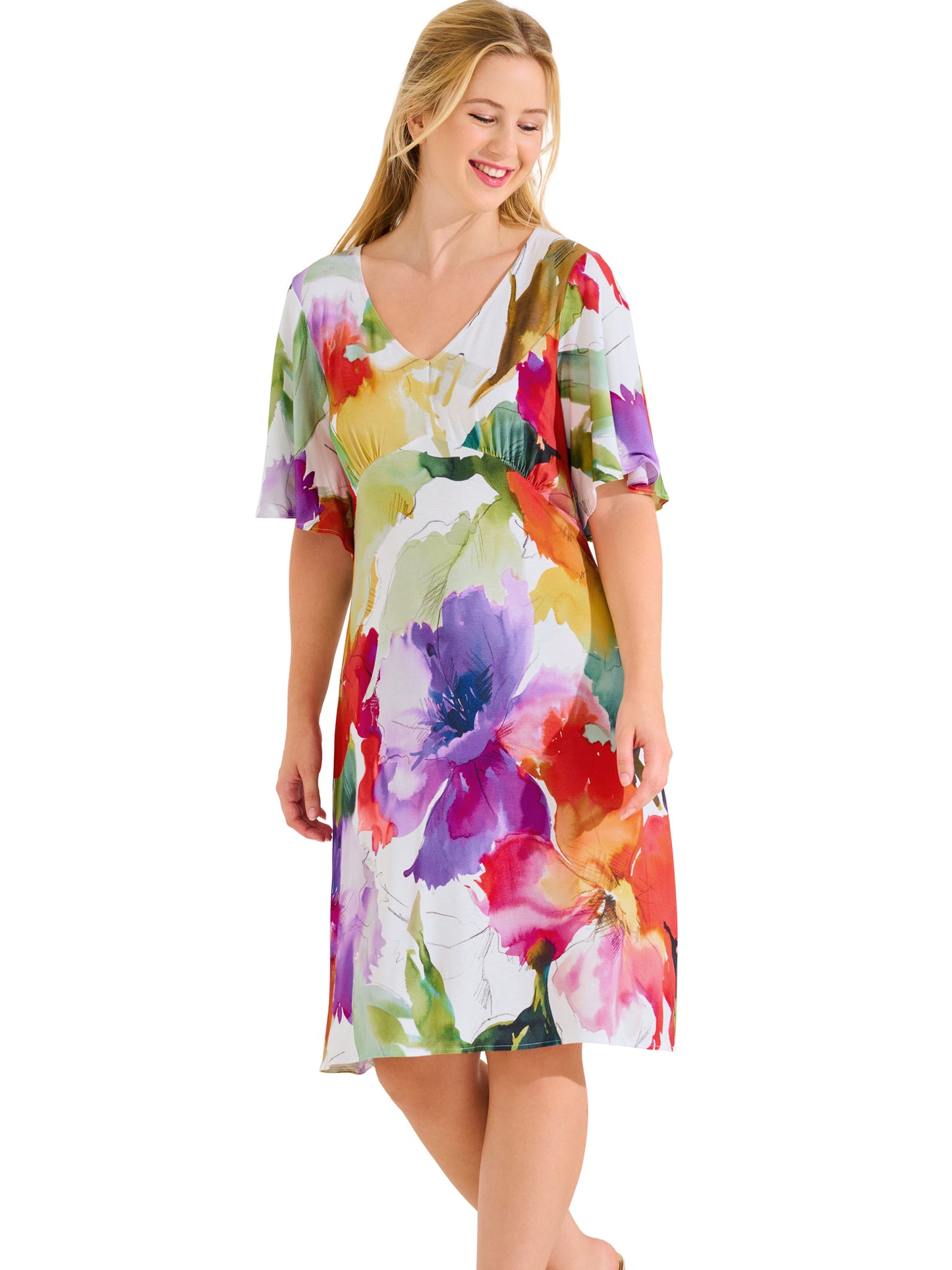 Robe estivale manches courtes ROMA Lisca