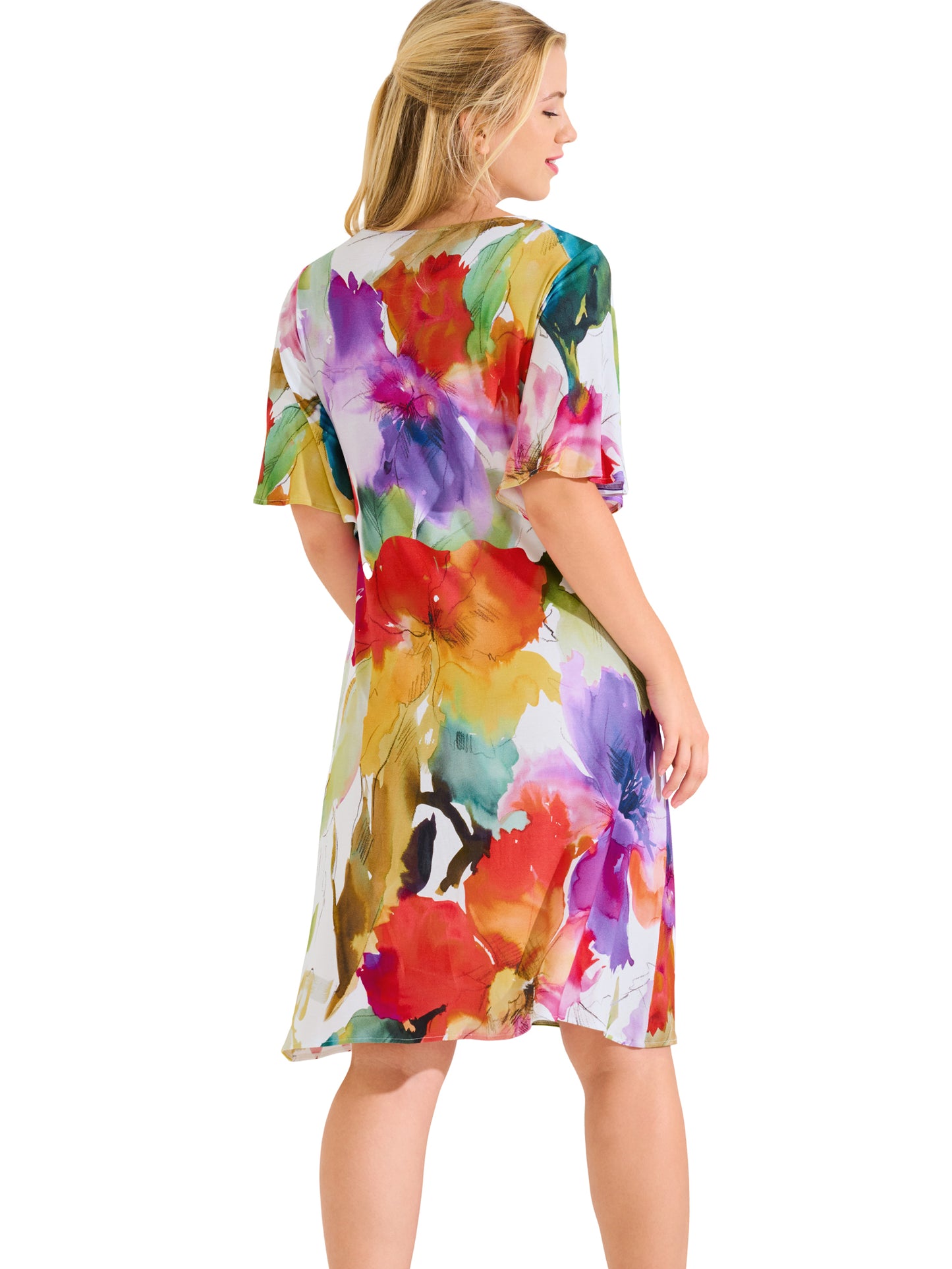 Robe estivale manches courtes ROMA Lisca