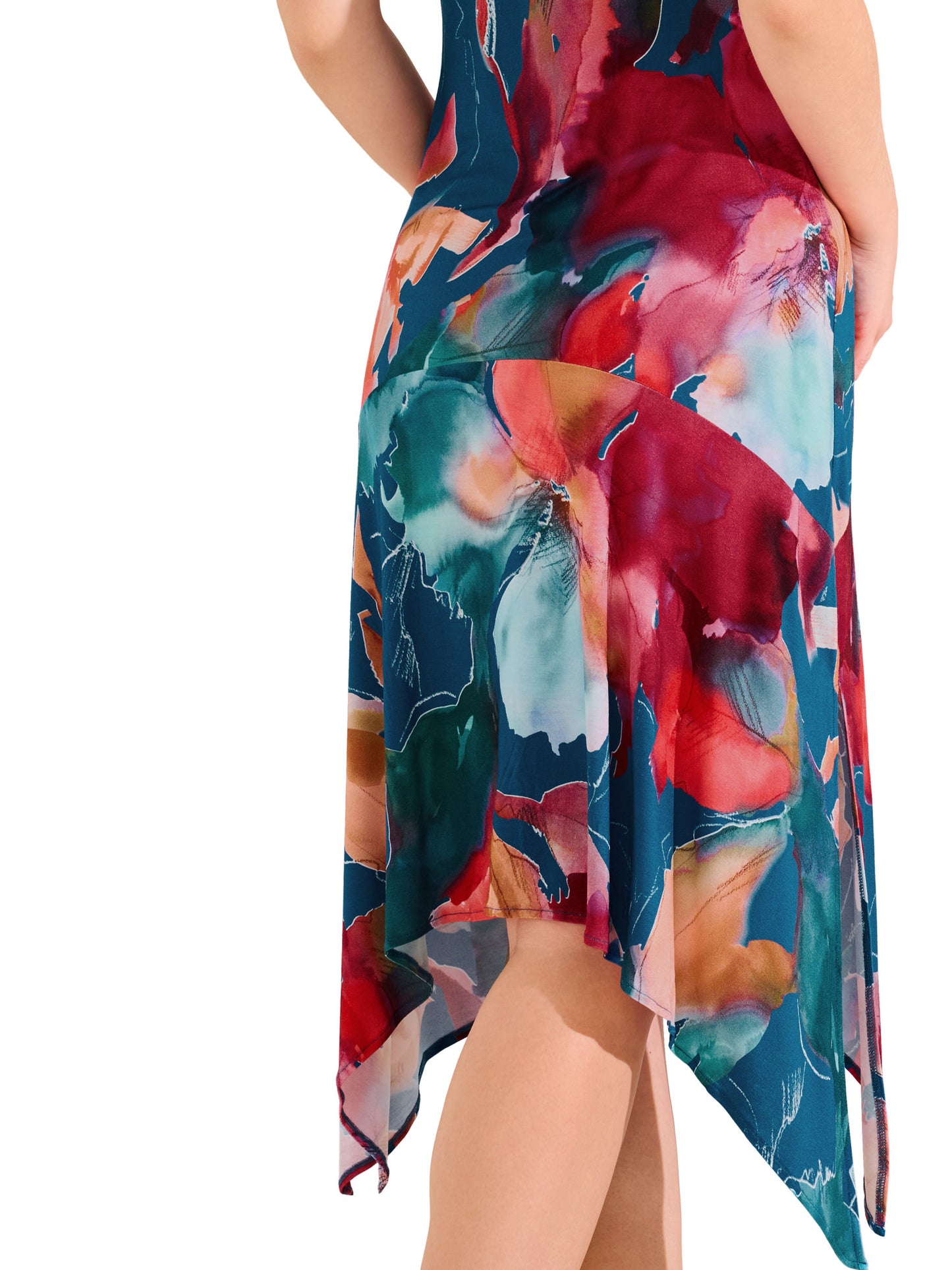 Robe estivale mi-longue sans manches ROMA Lisca