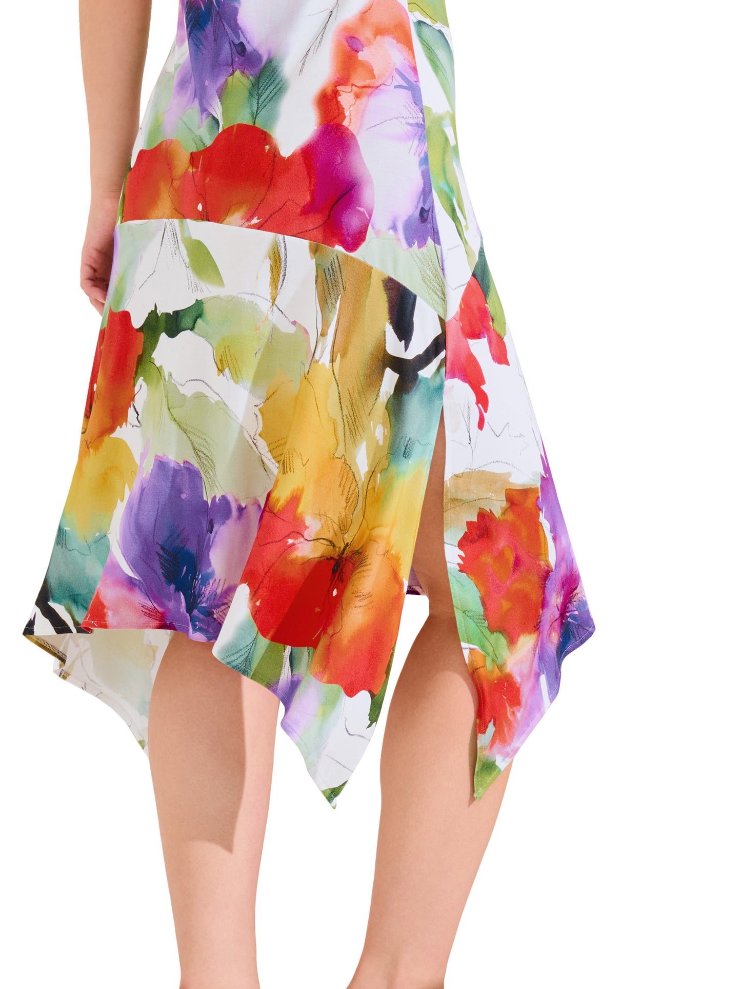 Robe estivale mi-longue sans manches ROMA Lisca