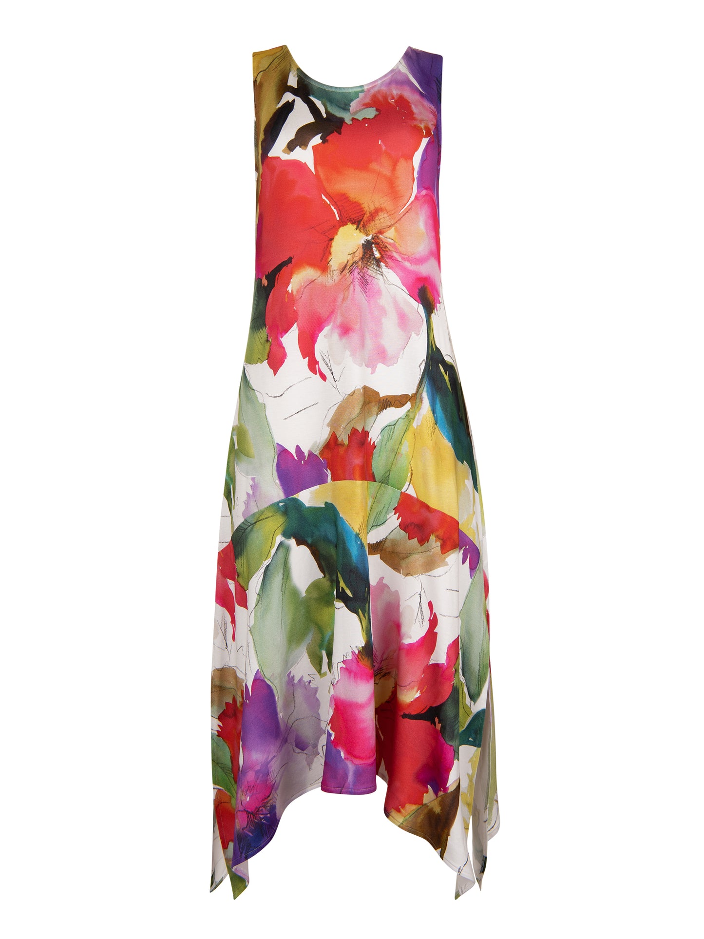 Robe estivale mi-longue sans manches ROMA Lisca