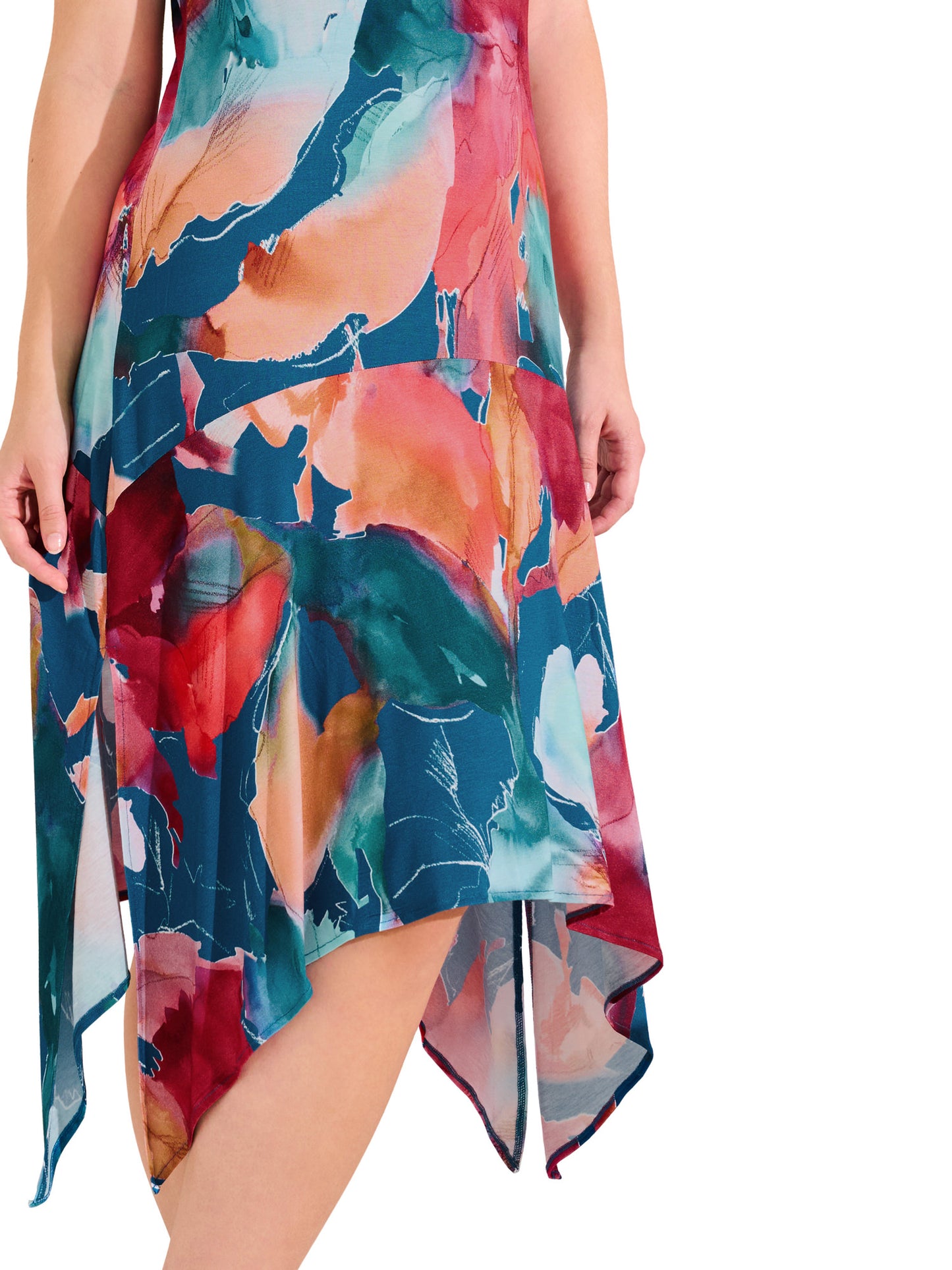 Robe estivale mi-longue sans manches ROMA Lisca