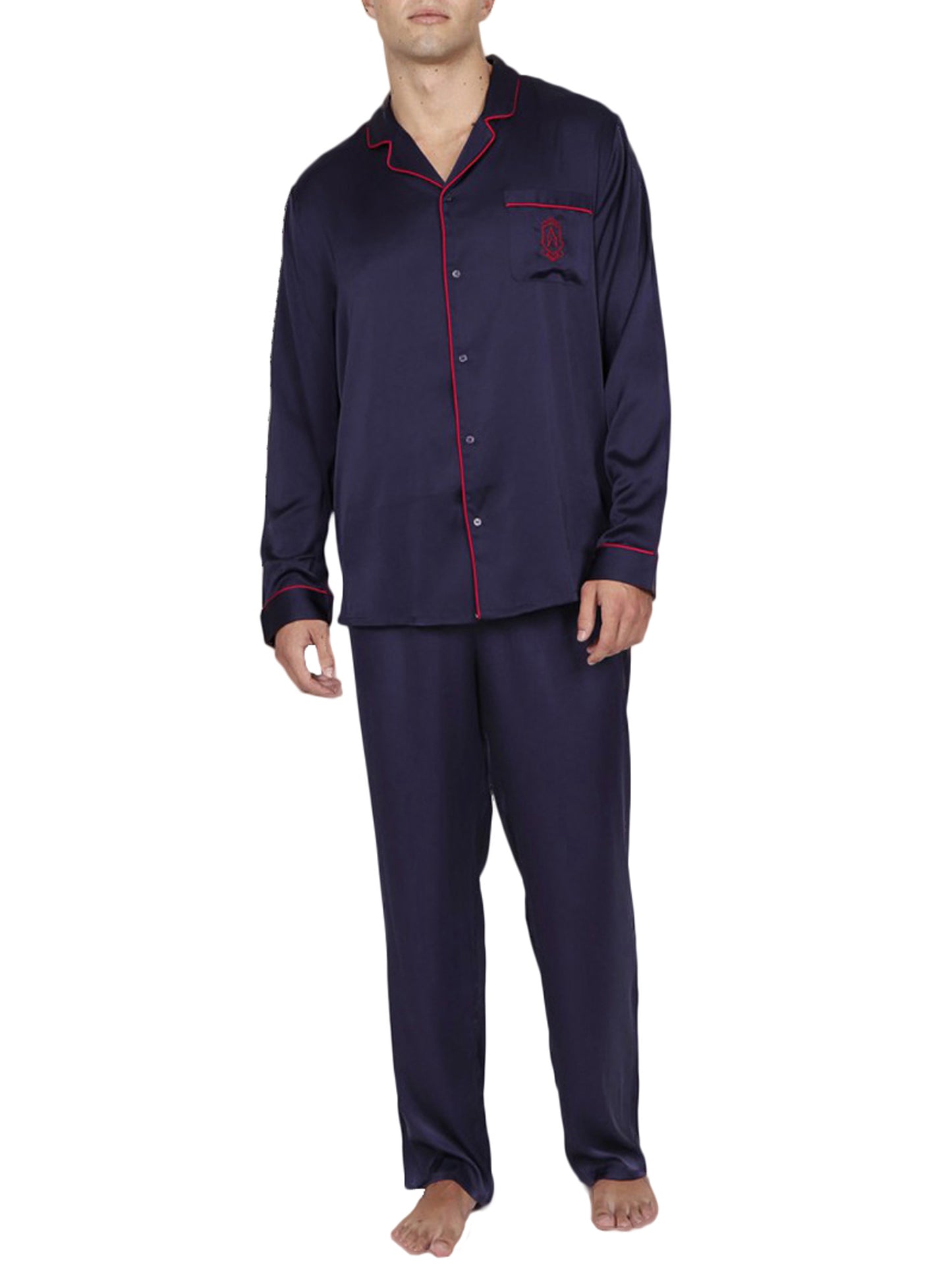Pyjama satin pantalon chemise Classic Admas