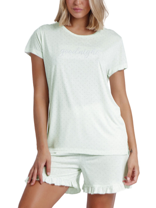 Pyjama short t-shirt Good Night Admas