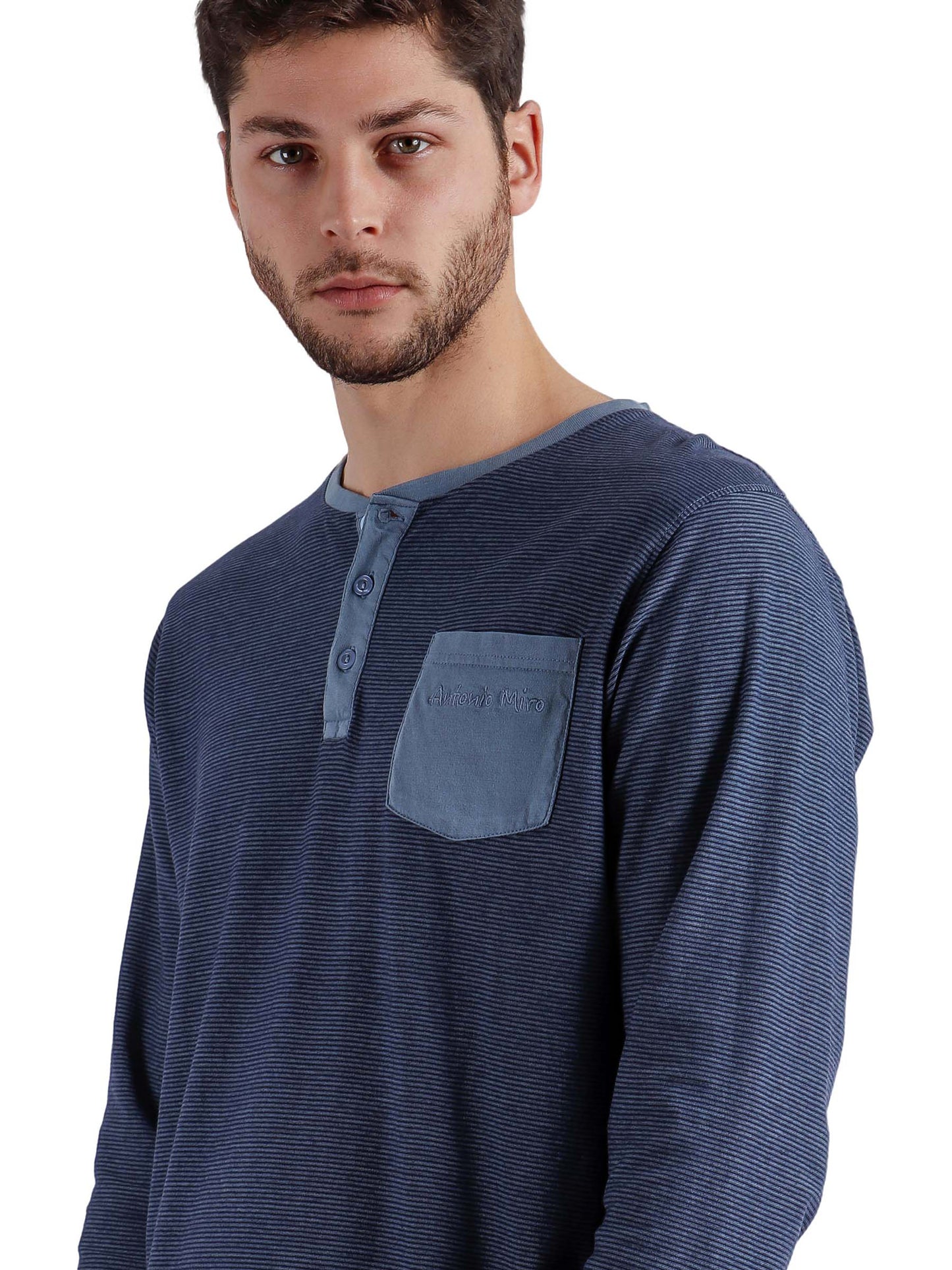 Pyjama tenue d'intérieur pantalon et haut Azure A Antonio Miro Admas