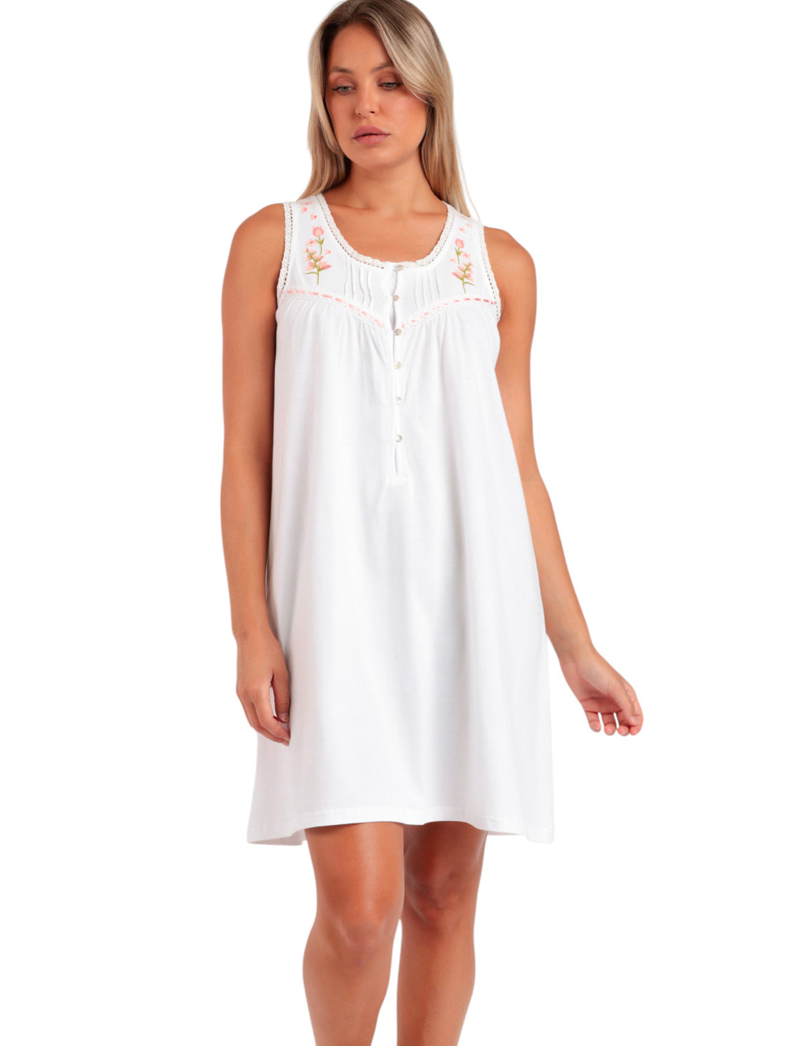 Chemise de nuit Embroidery Colors Admas