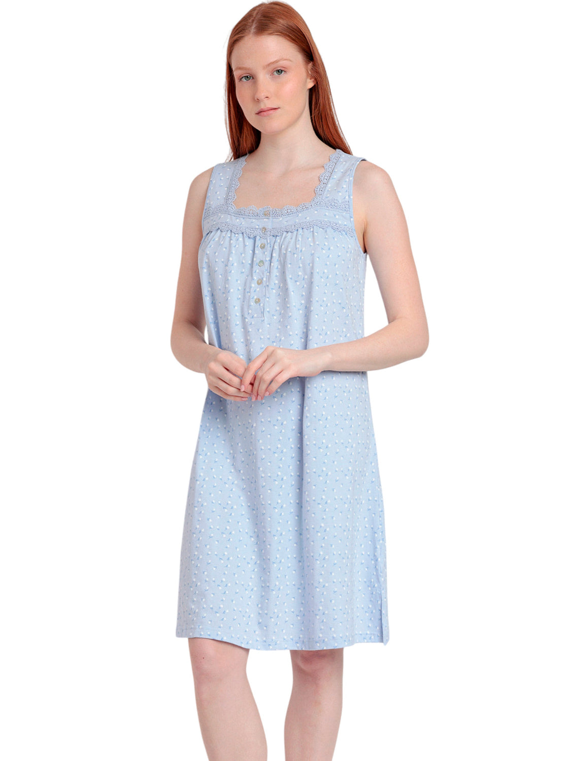 Chemise de nuit Blue Flowers Admas