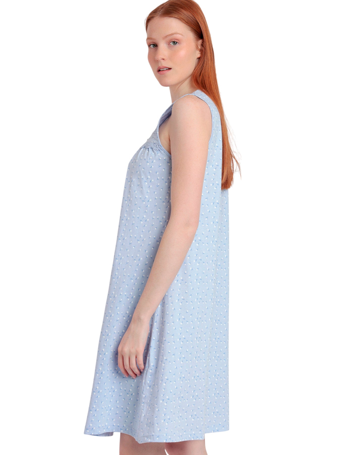 Chemise de nuit Blue Flowers Admas