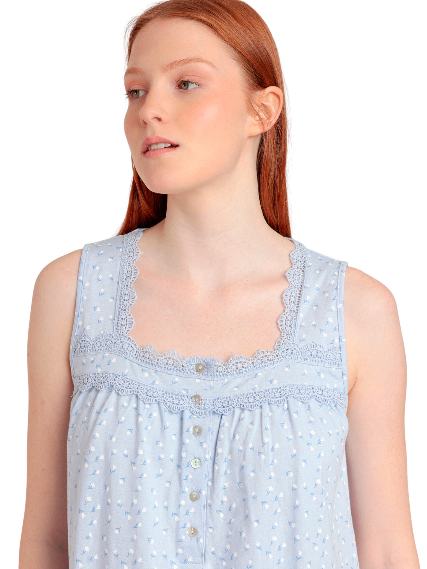 Chemise de nuit Blue Flowers Admas