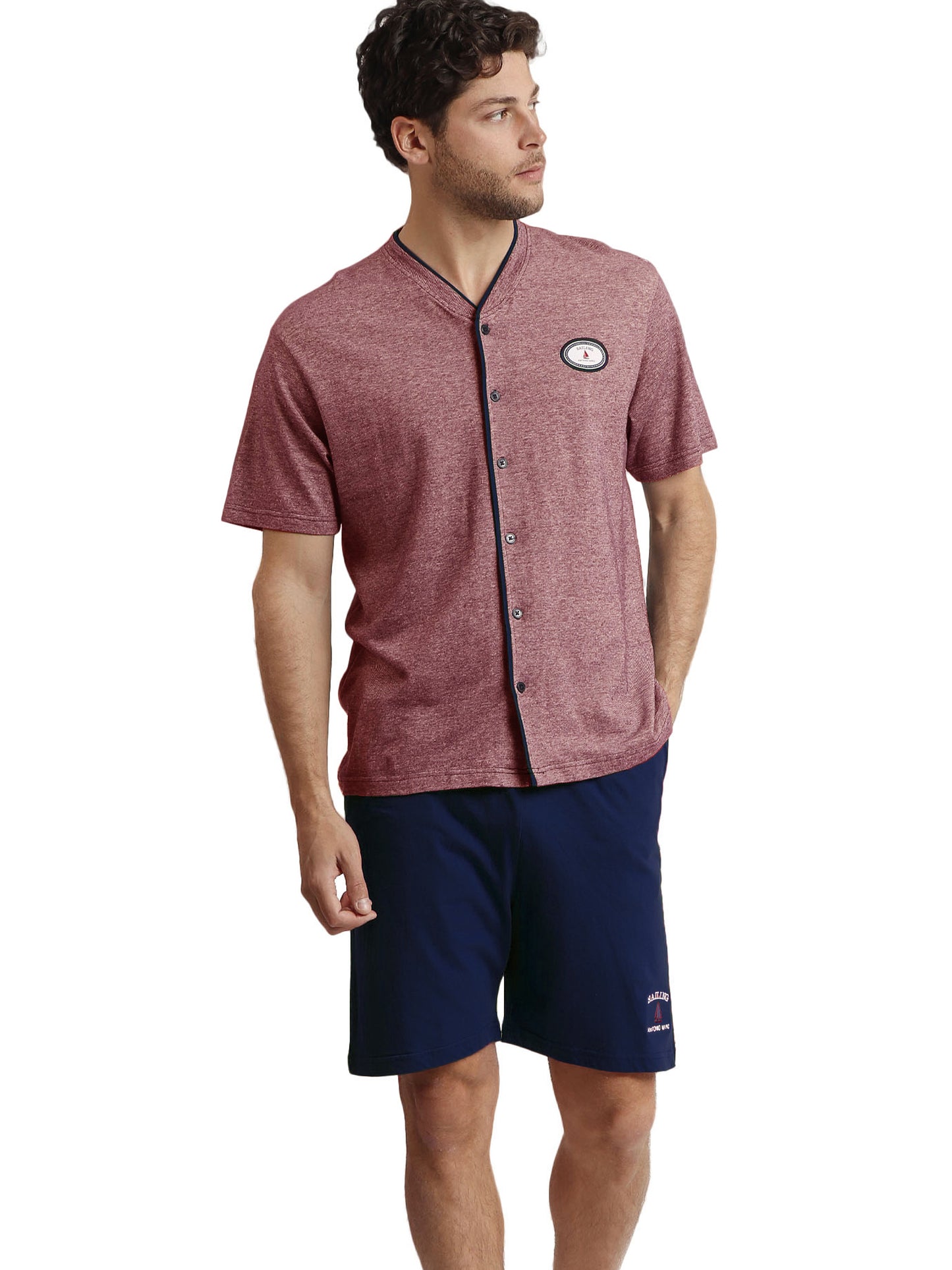 Pyjama short chemise Sailing Antonio Miro Admas