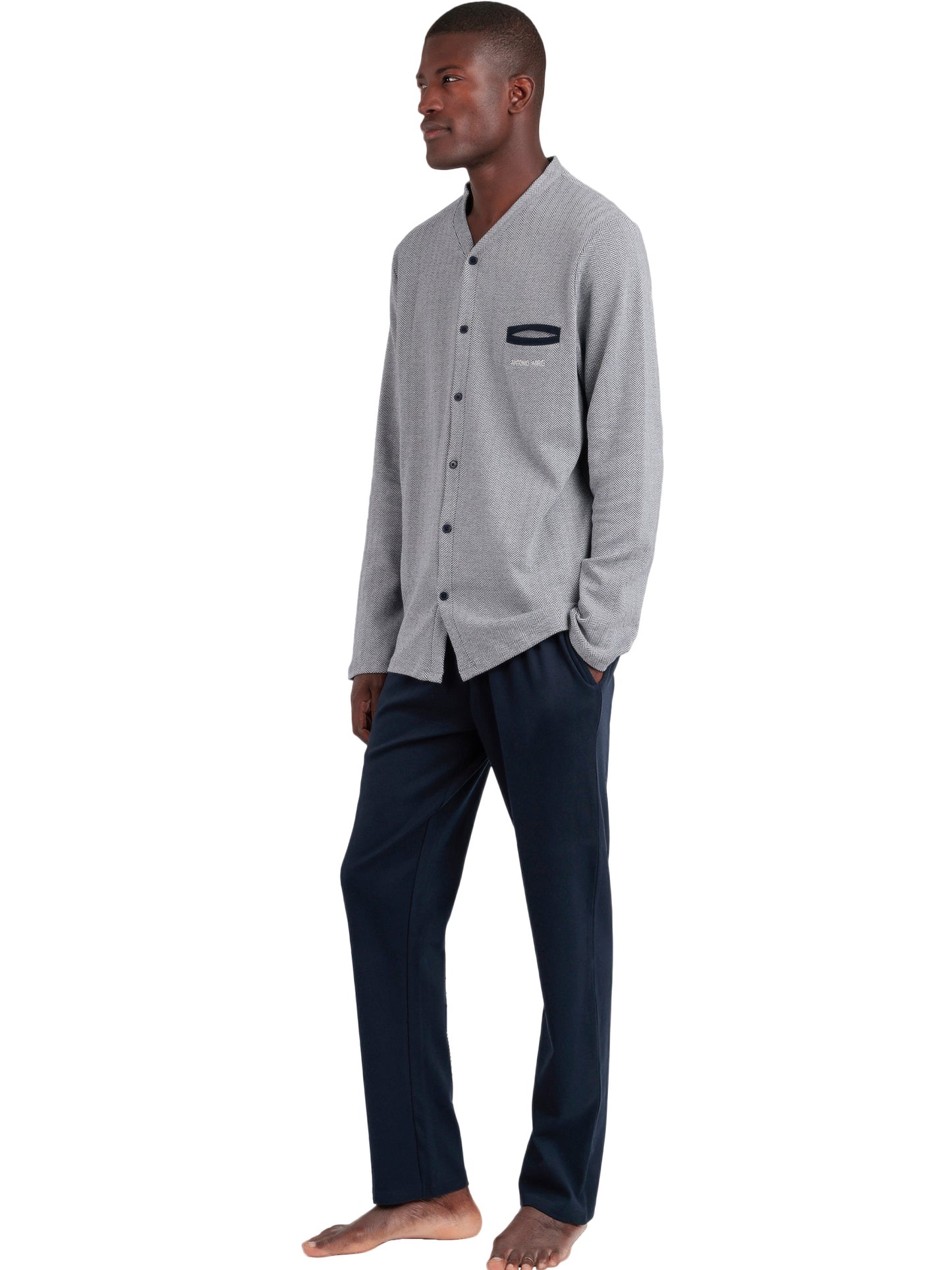 Pyjama tenue d'intérieur pantalon chemise manches longues Corner Antonio Miro Admas