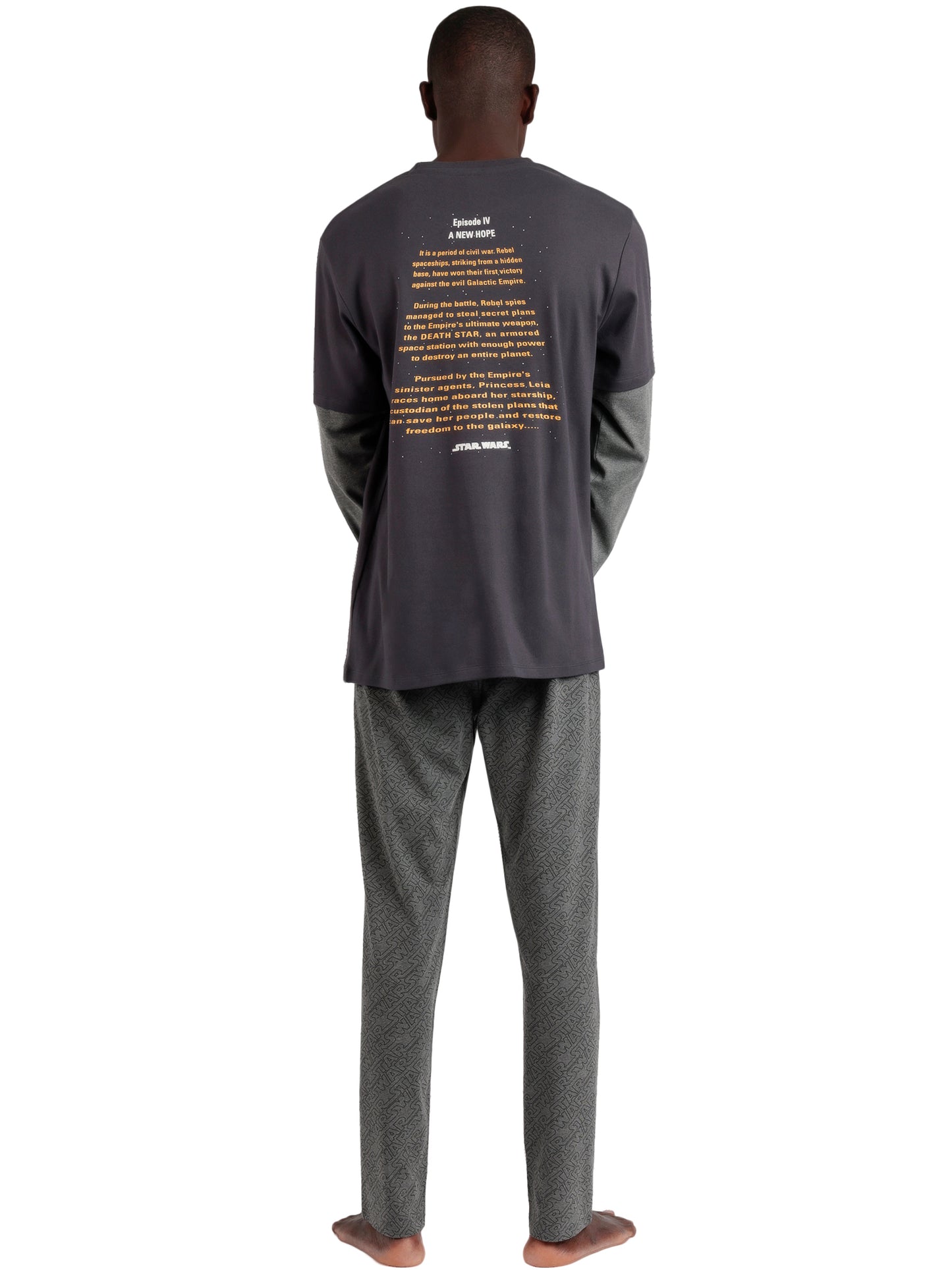 Pyjama tenue d'intérieur pantalon et haut New Hope Star Wars Admas