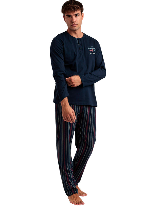 Pyjama pantalon top manches longues Creative And Not Serious Admas